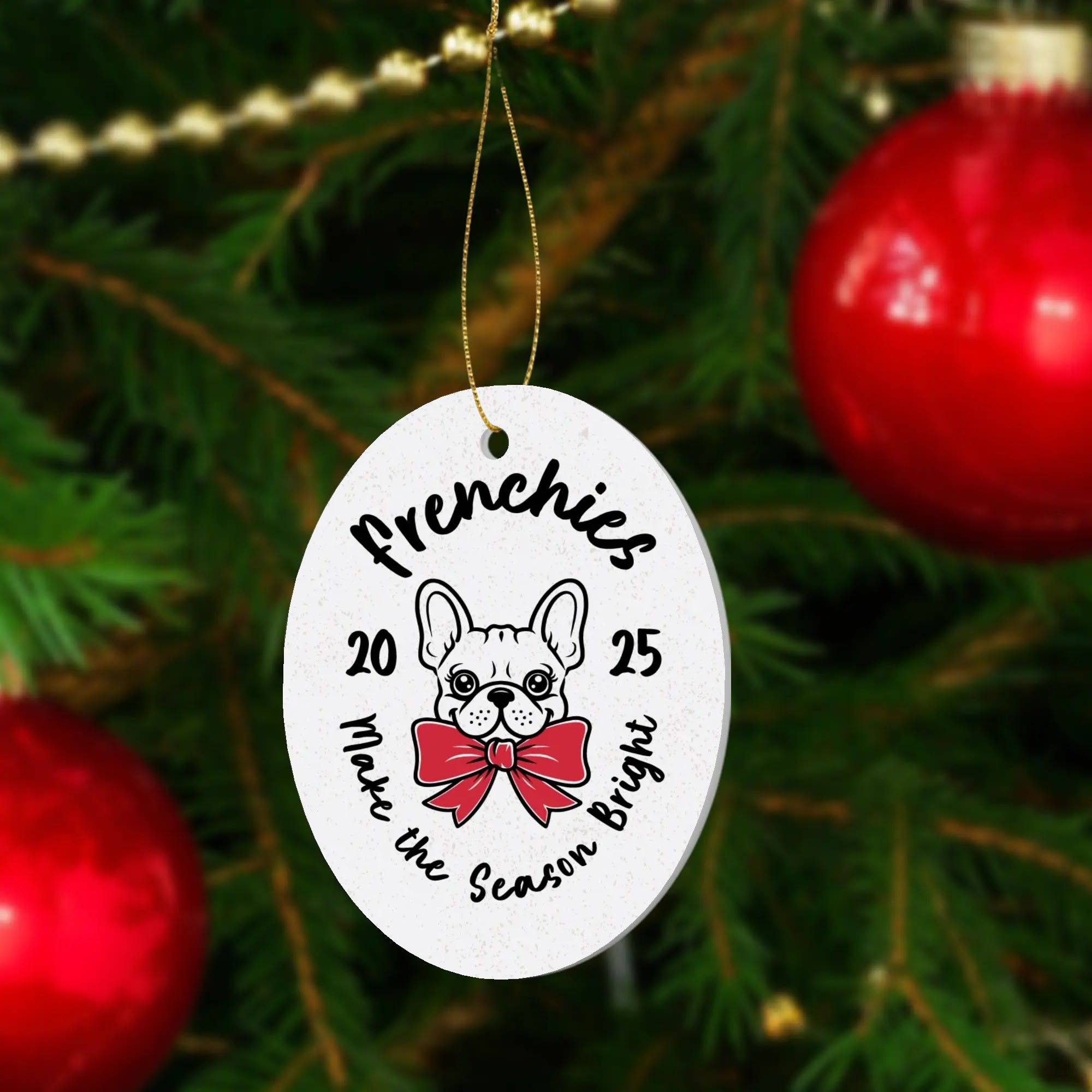 Pip - Christmas Ornaments for French Bulldog Owners and Fans-fadou
