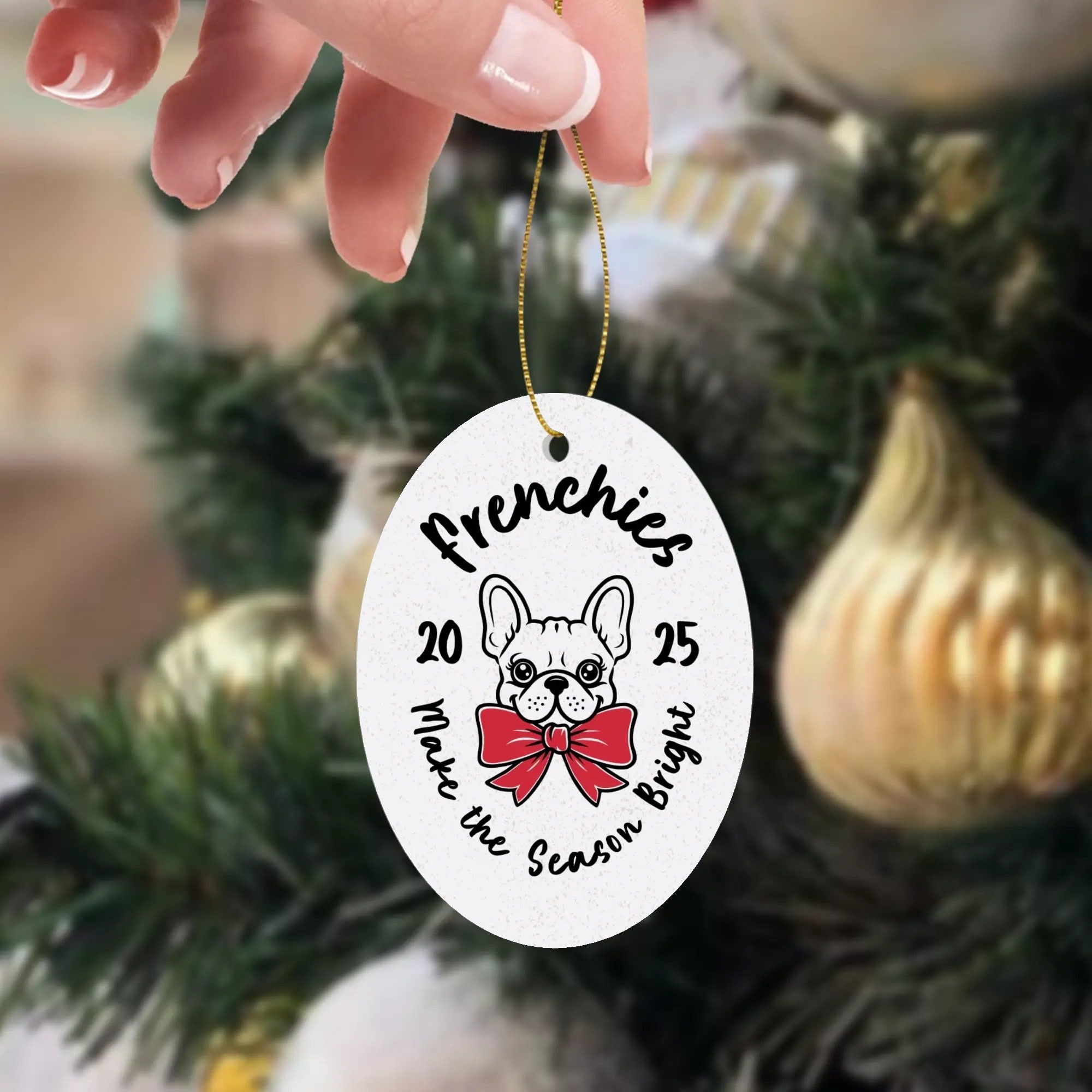 Pip - Christmas Ornaments for French Bulldog Owners and Fans-fadou