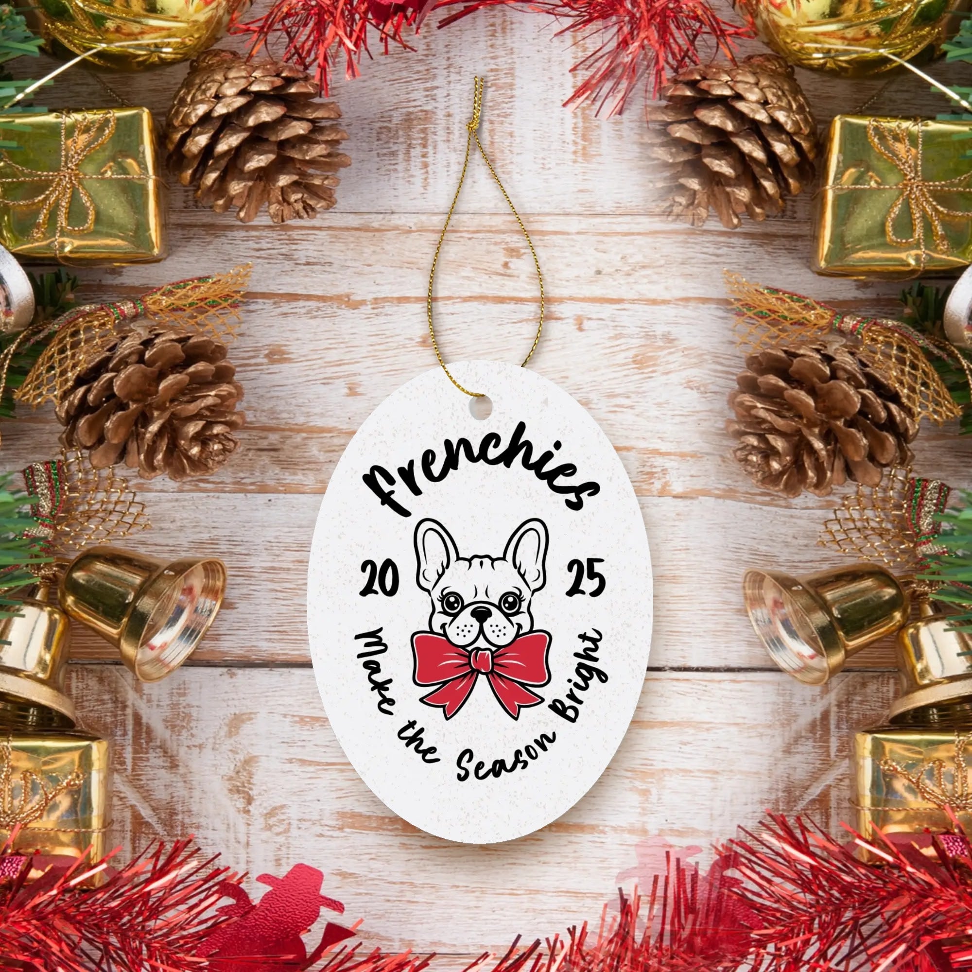 Pip - Christmas Ornaments for French Bulldog Owners and Fans-fadou