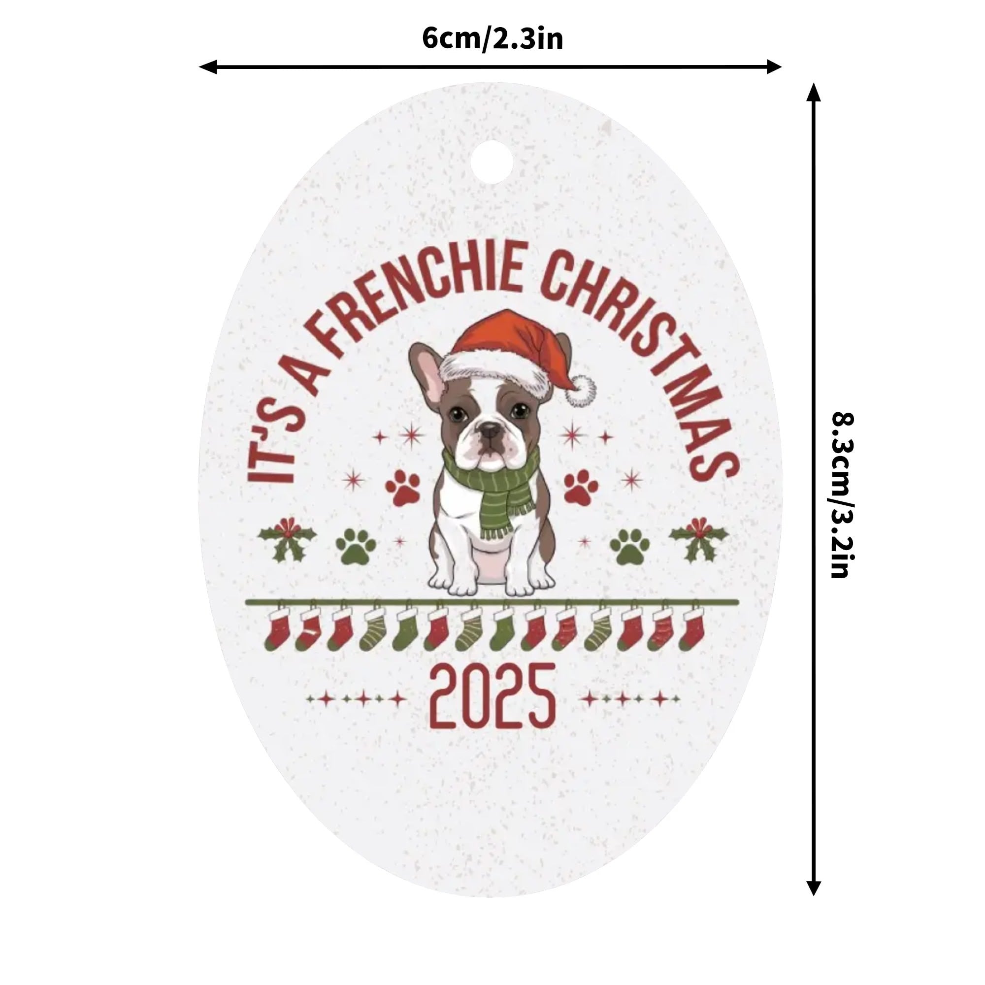 Loaf - Christmas Ornaments for Frenchie Fans Everywhere-fadou
