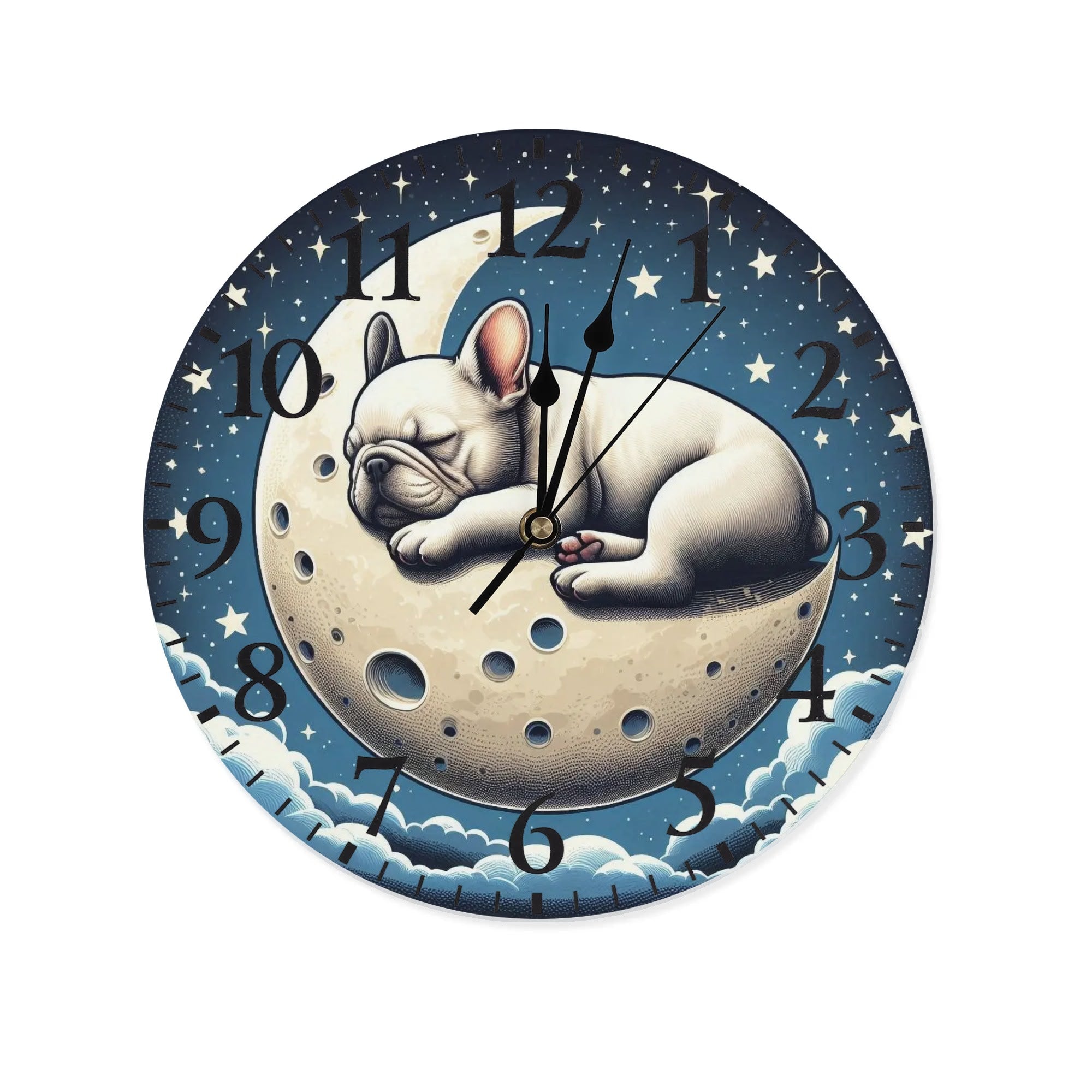 Lola Frameless Frameless Timepiece for Frenchie Enthusiasts-fadou
