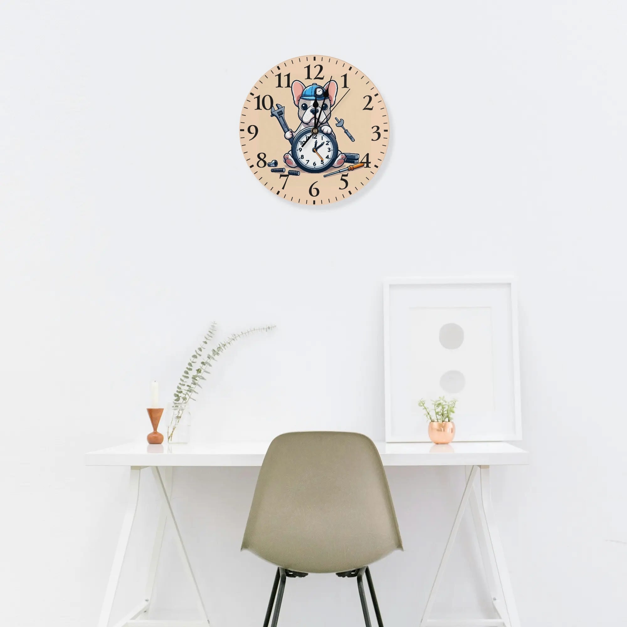 Lexi Frameless Frameless Timepiece for Frenchie Enthusiasts-fadou