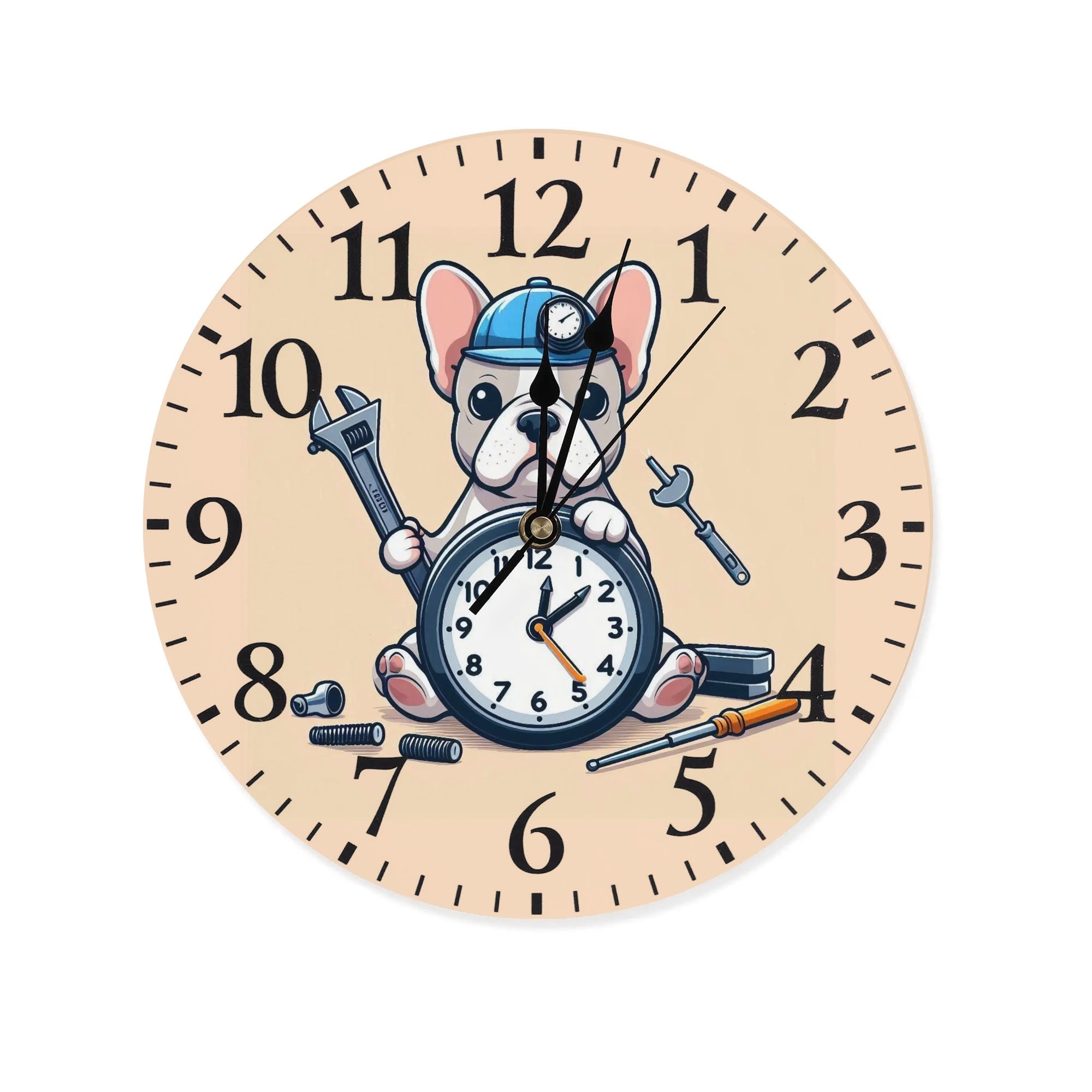 Lexi Frameless Frameless Timepiece for Frenchie Enthusiasts-fadou