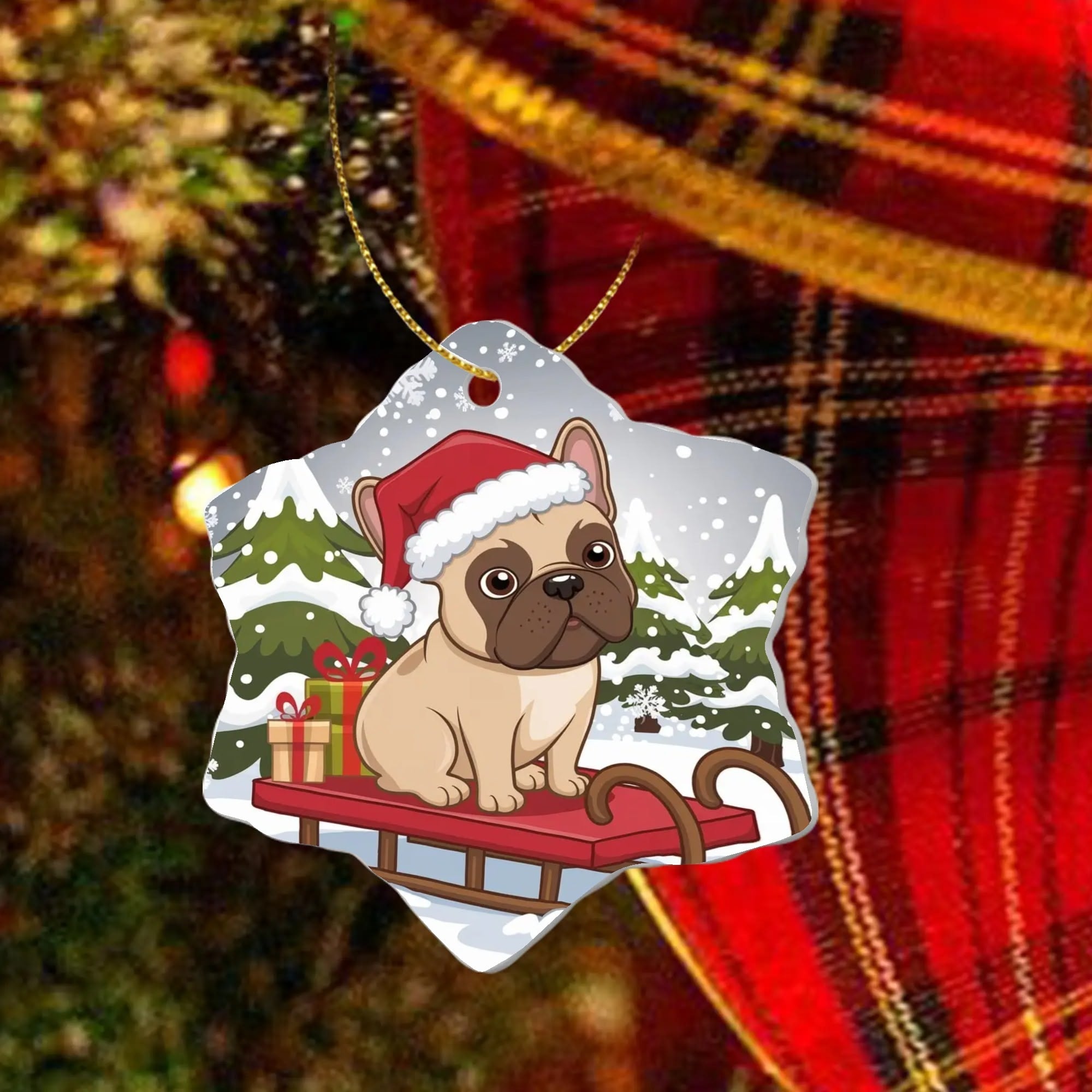 Coco - Christmas Ornaments for Frenchie Fans Everywhere-fadou