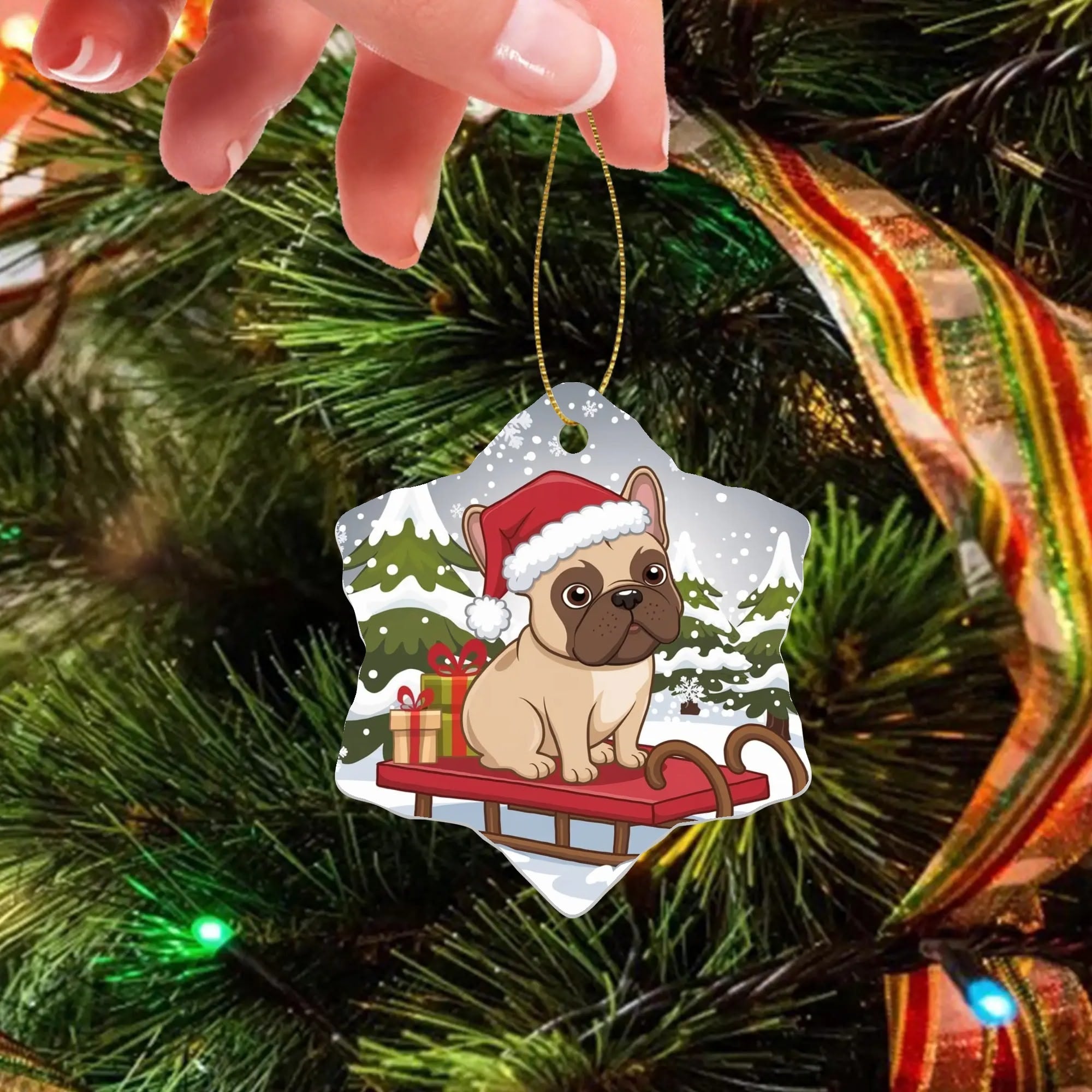 Coco - Christmas Ornaments for Frenchie Fans Everywhere-fadou