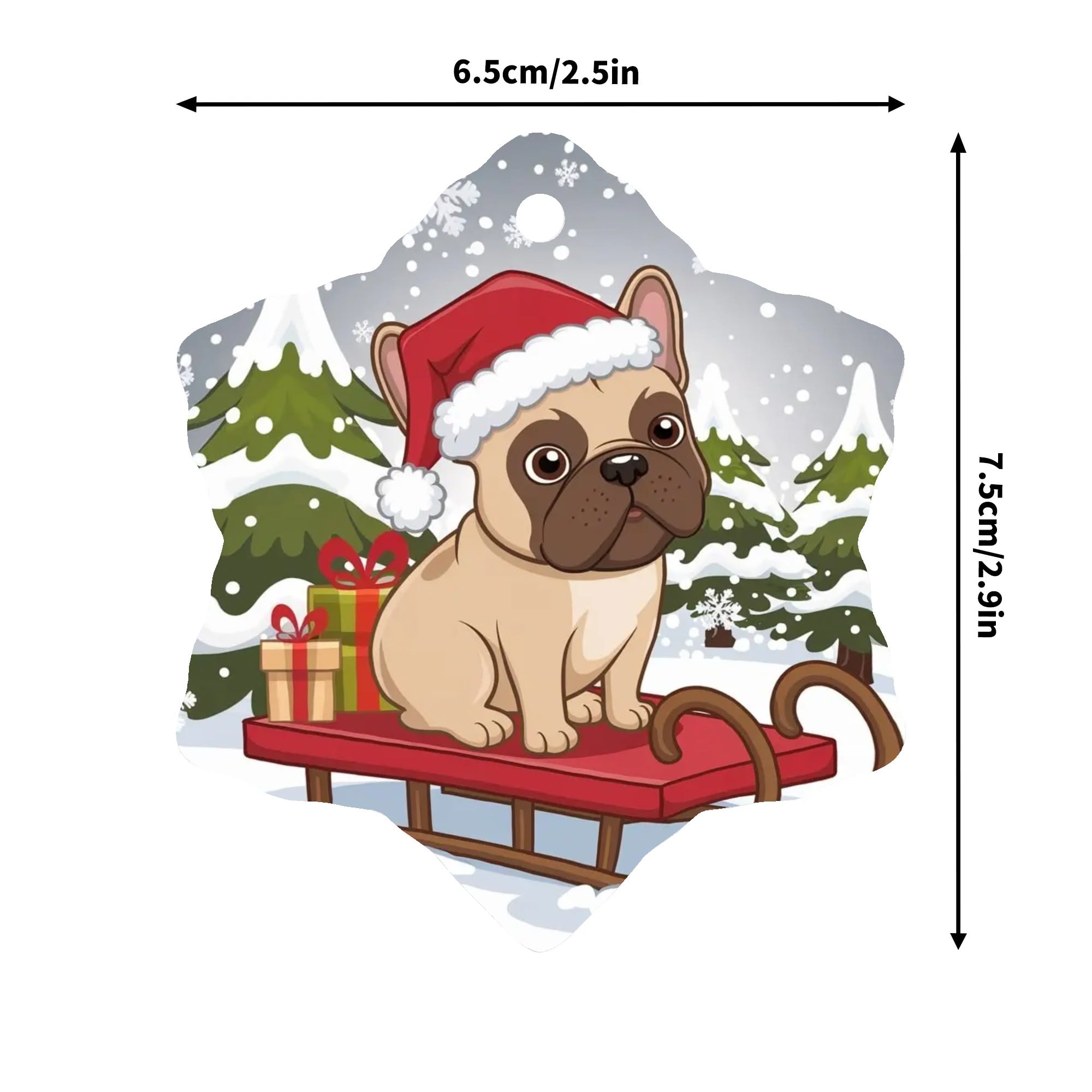 Coco - Christmas Ornaments for Frenchie Fans Everywhere-fadou