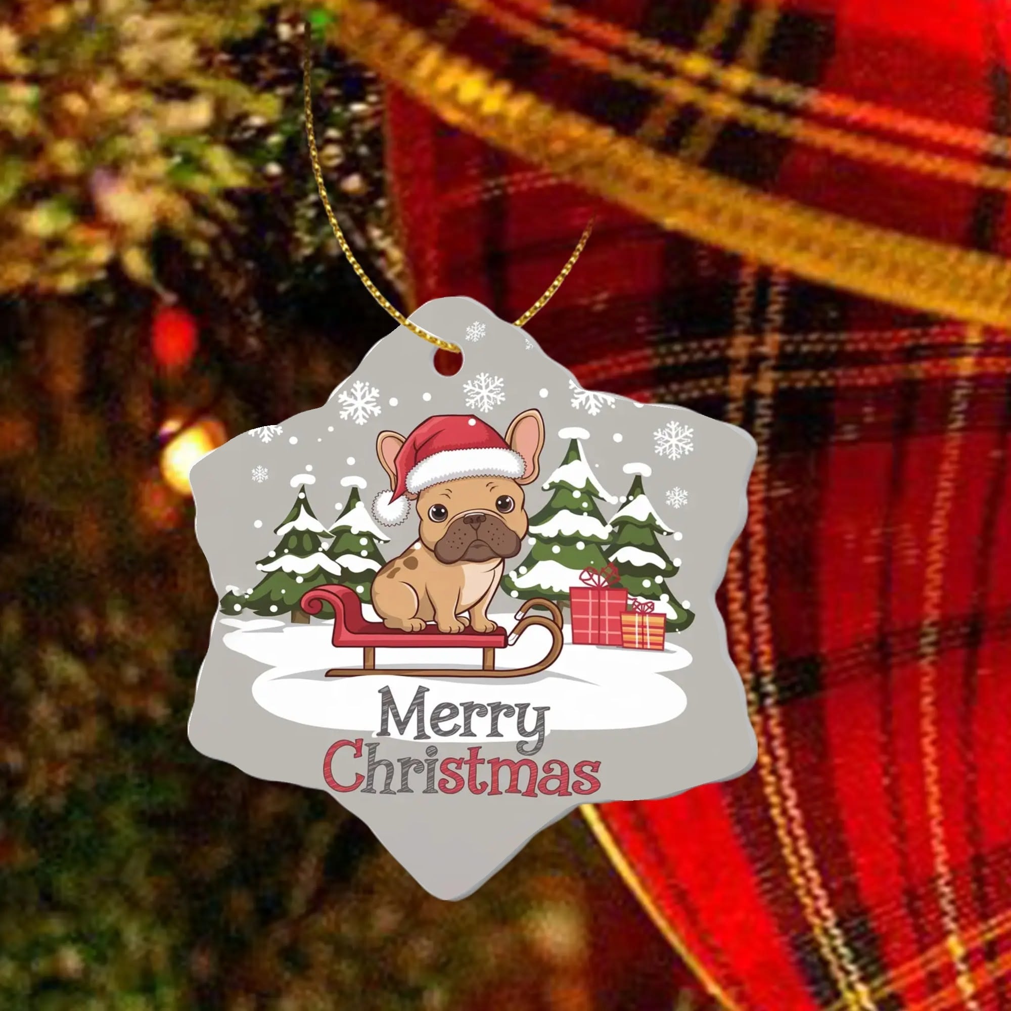 Ace - Christmas Ornaments for French Bulldog Owners and Fans-fadou