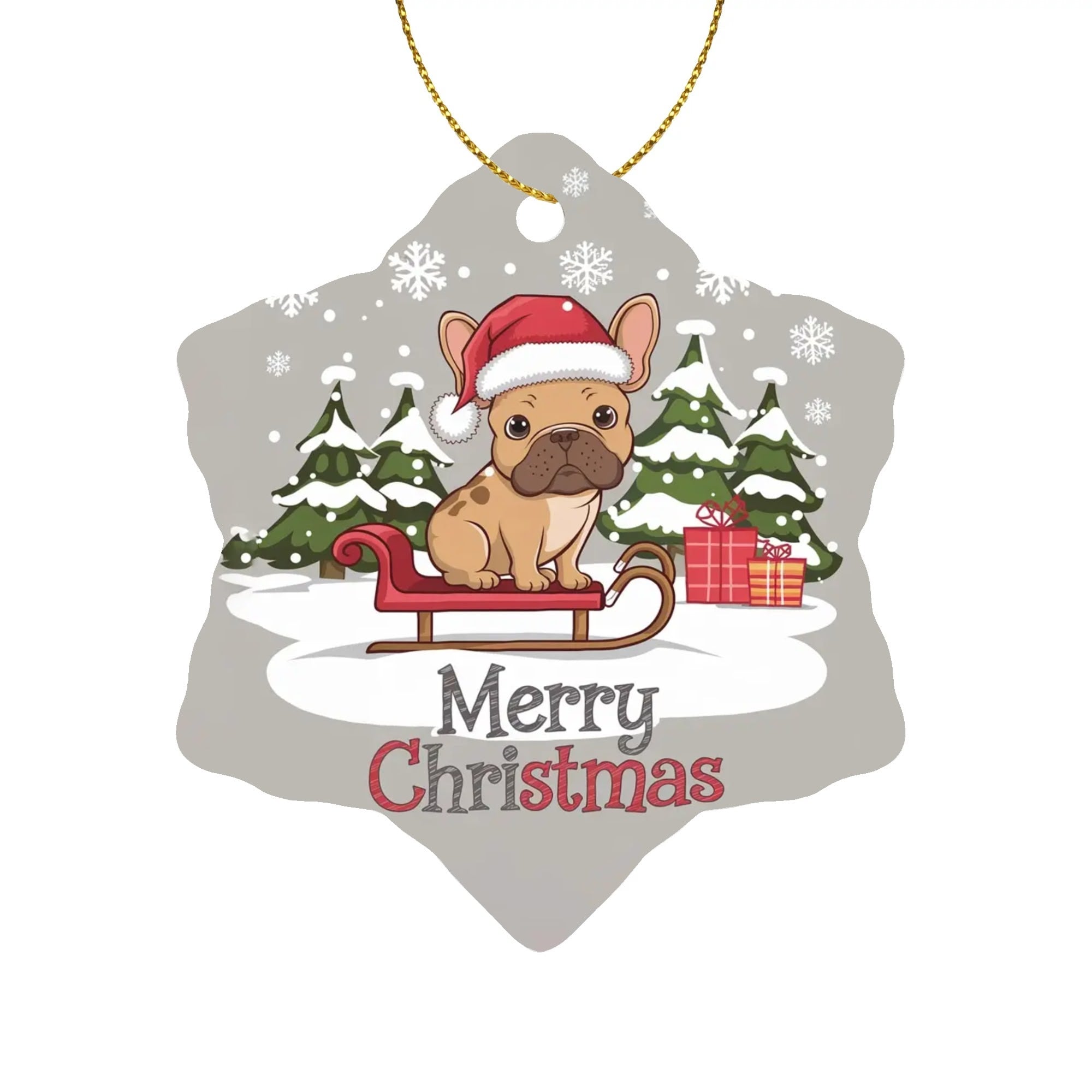 Ace - Christmas Ornaments for French Bulldog Owners and Fans-fadou
