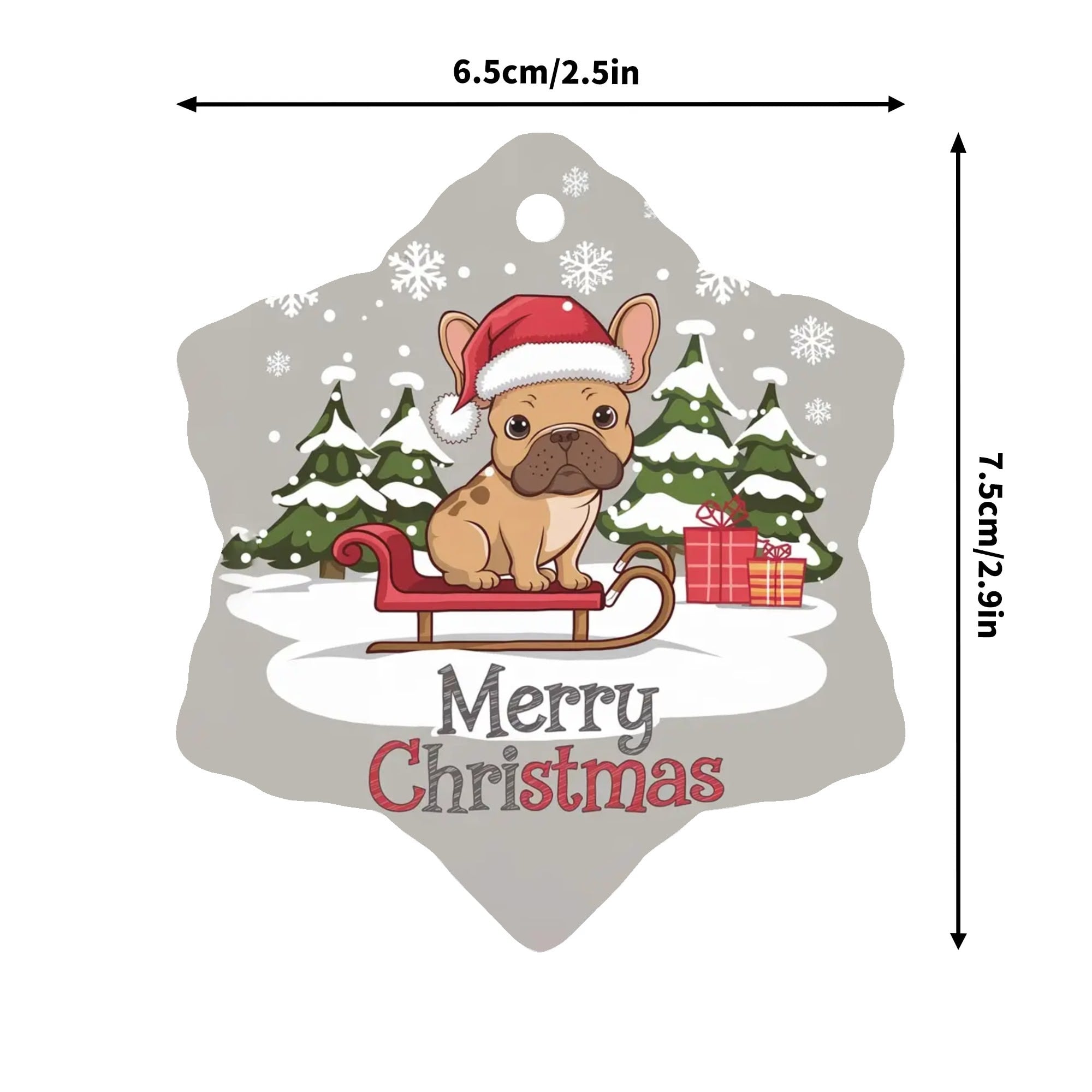 Ace - Christmas Ornaments for French Bulldog Owners and Fans-fadou
