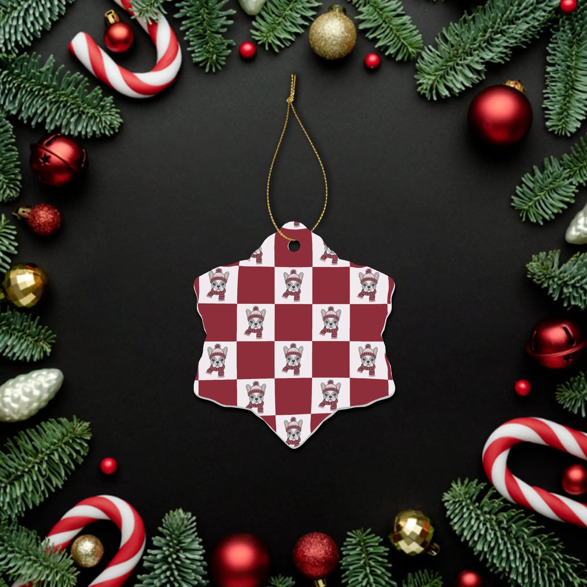 Luna - Christmas Ornaments for Frenchie Fans Everywhere-fadou