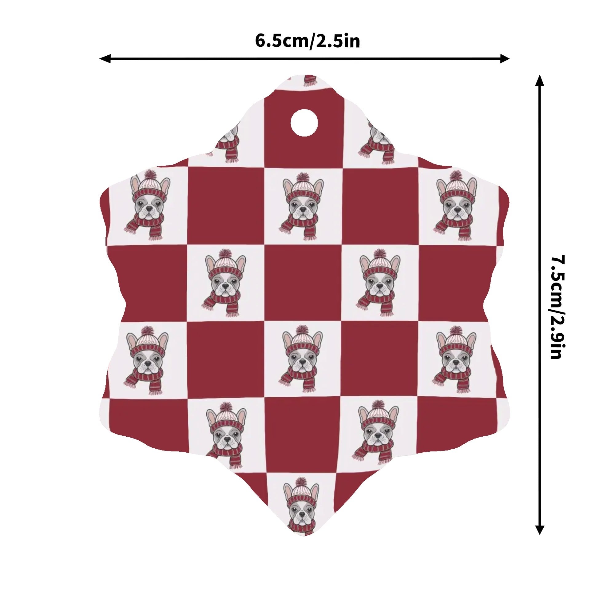 Luna - Christmas Ornaments for Frenchie Fans Everywhere-fadou