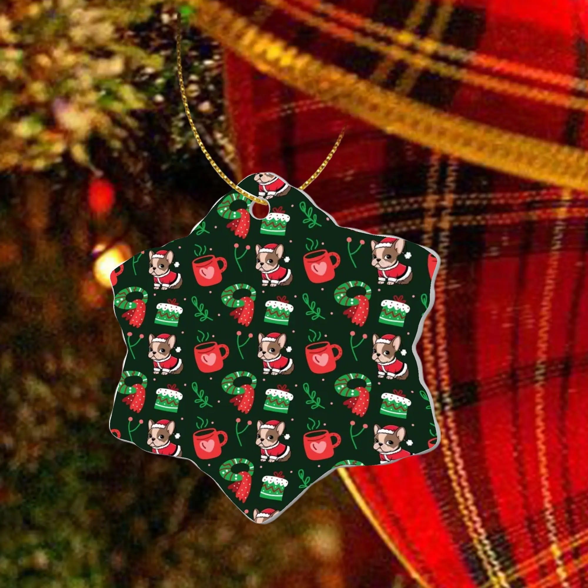 Stella - Christmas Ornaments for Frenchie Fans Everywhere-fadou