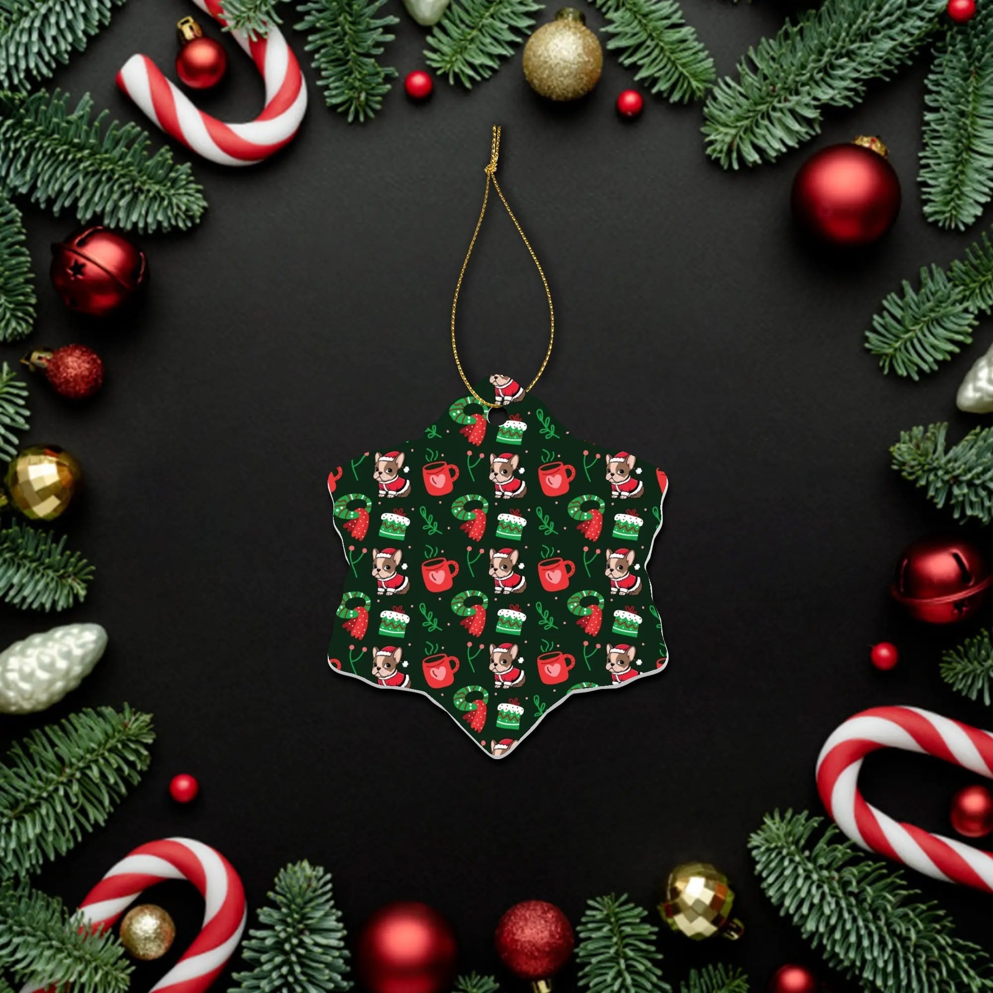 Stella - Christmas Ornaments for Frenchie Fans Everywhere-fadou