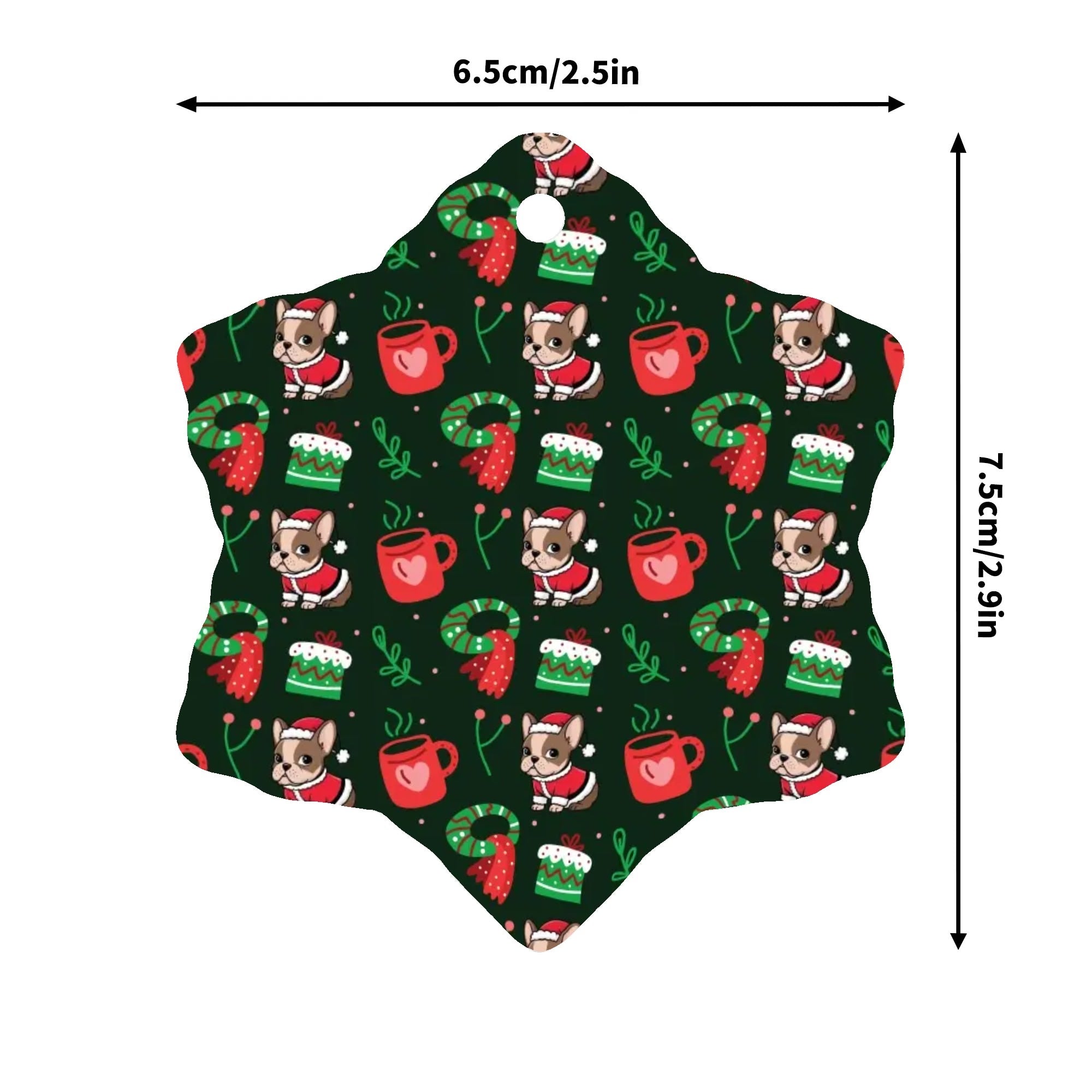 Stella - Christmas Ornaments for Frenchie Fans Everywhere-fadou