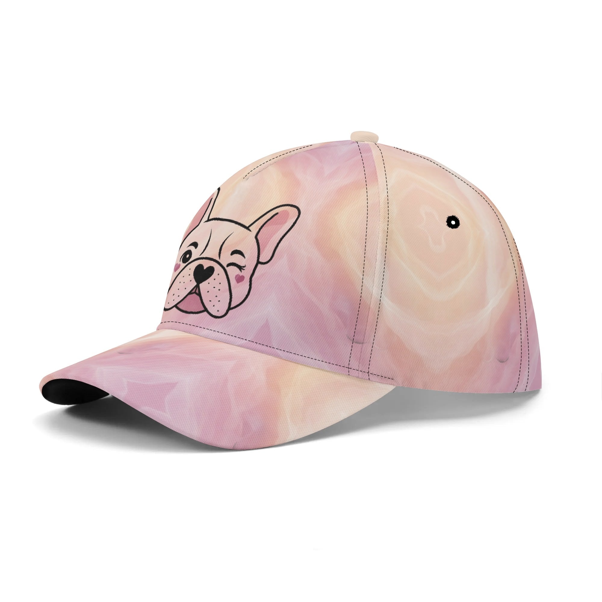 Max French Bulldog Baseball Cap for Frenchie Enthusiasts-fadou