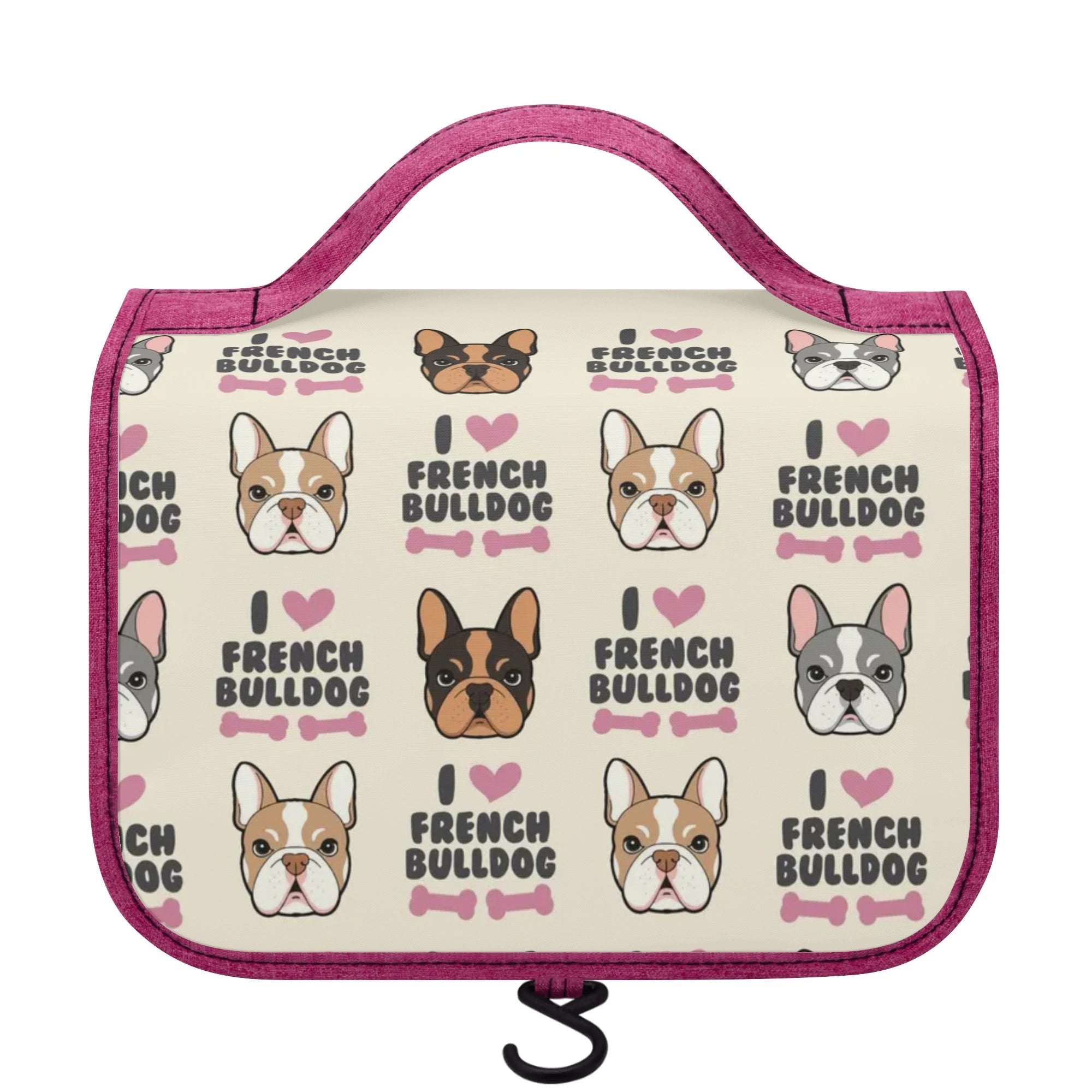 Sophie - Cosmetic Travel Bag for Frenchie Fans Everywhere-fadou
