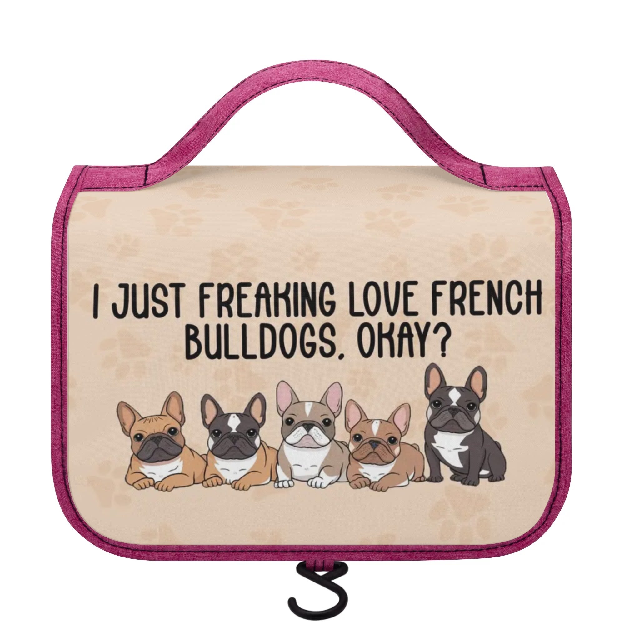 Milo - Cosmetic Travel Bag for Frenchie Fans Everywhere-fadou
