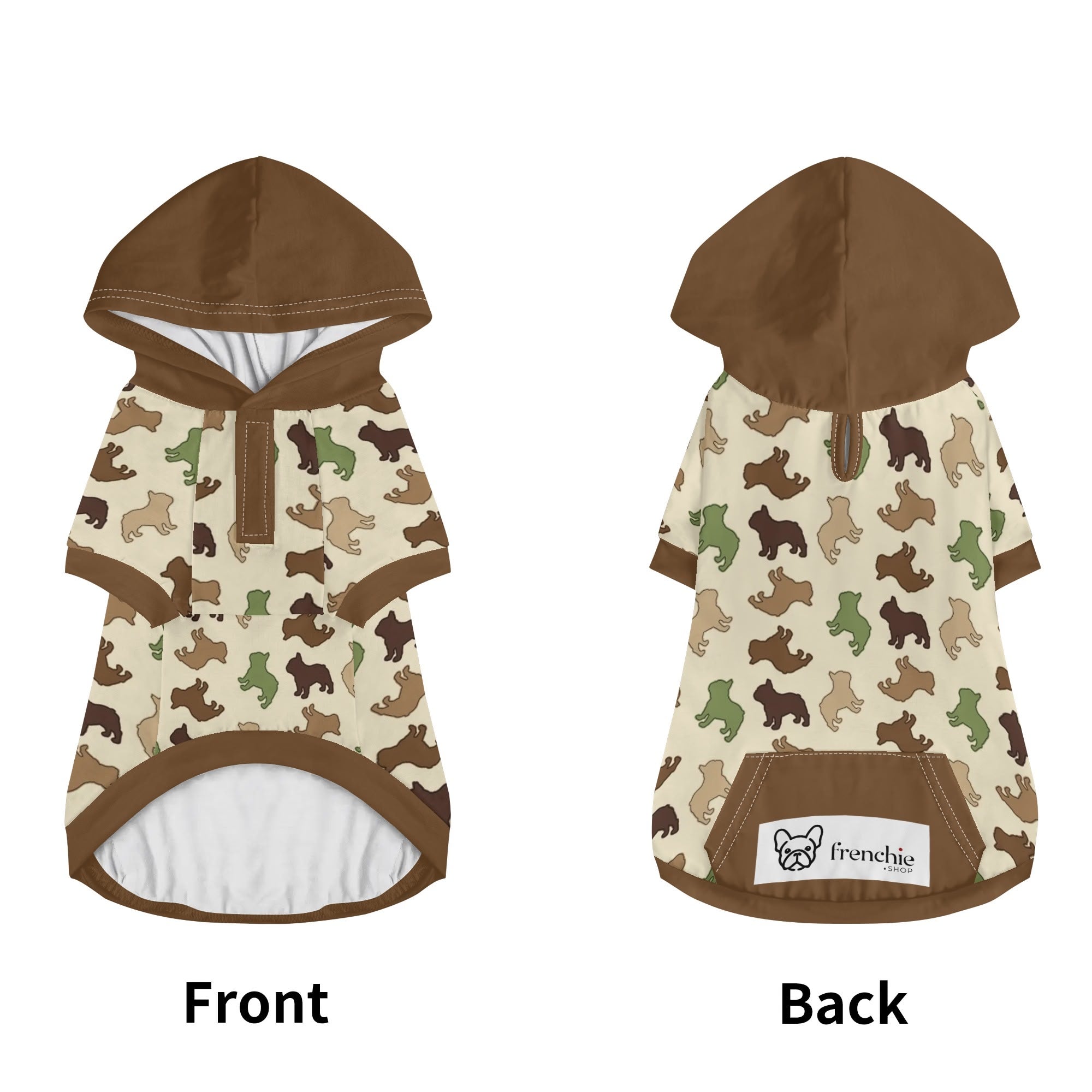 Bale French Bulldog Pet Sweatshirt for Flat-Face Breeds-fadou