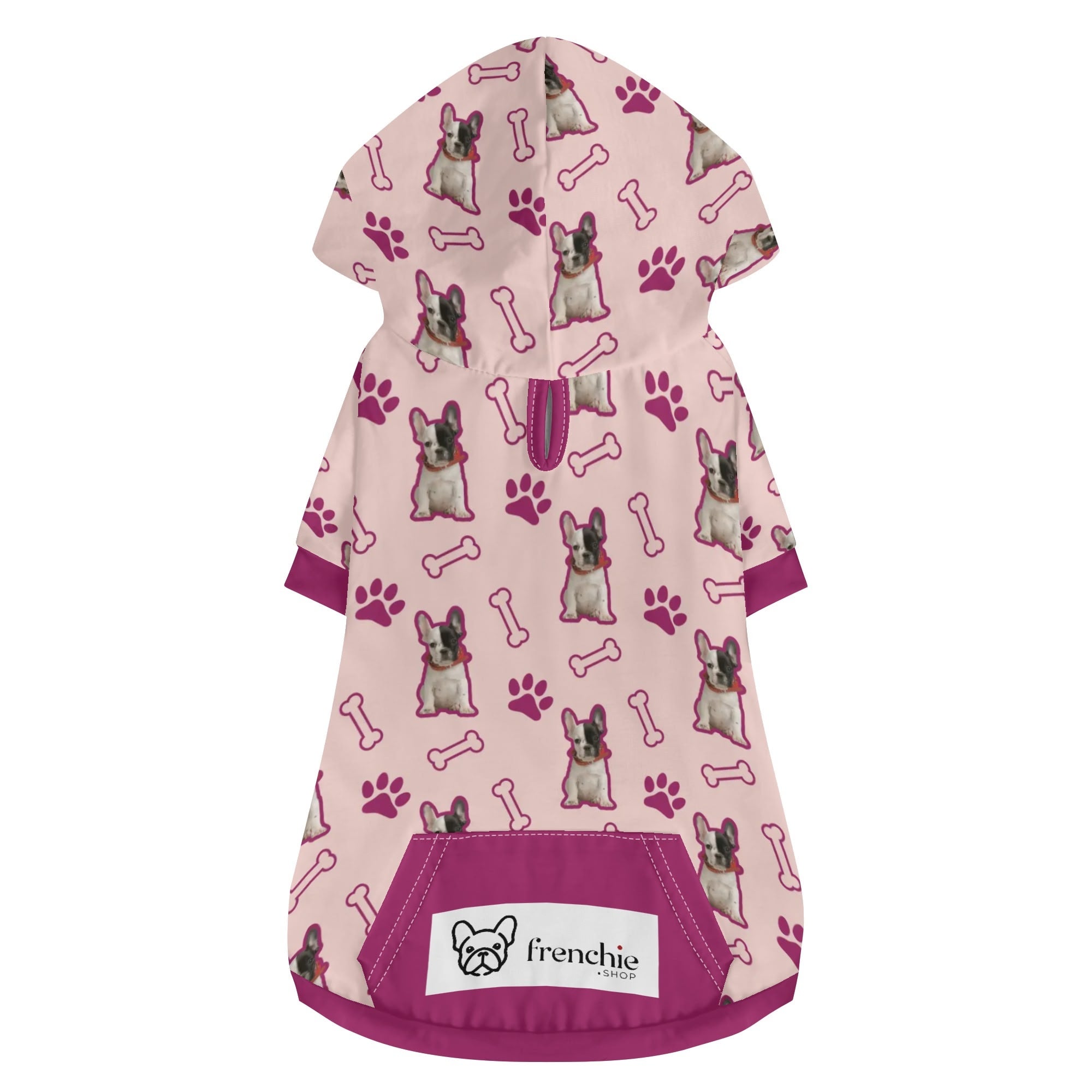 French Bulldog Custom Dog Hoodie for Outdoor Adventures-fadou