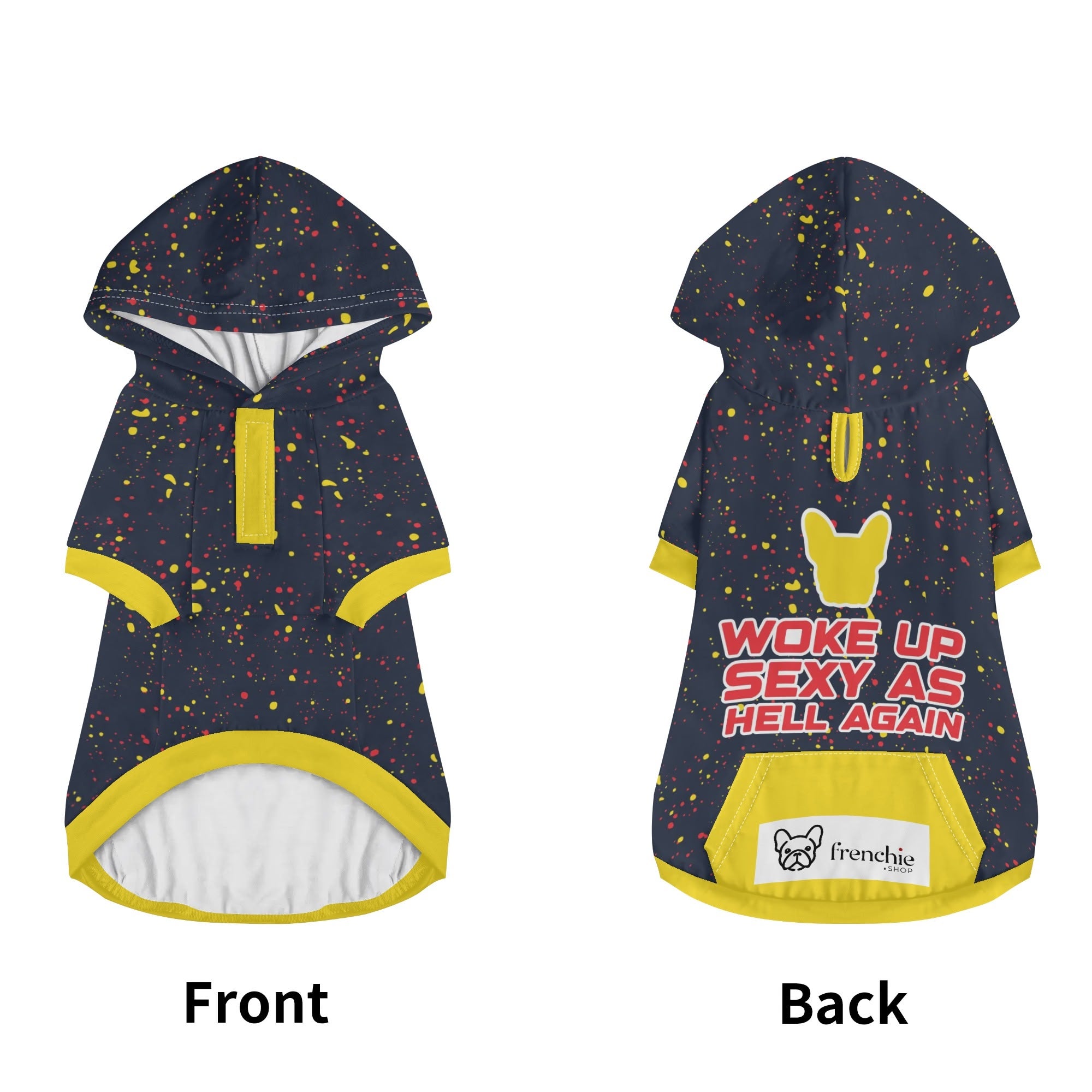 Woke French Bulldog Pet Sweatshirt for Short-Nosed Dogs-fadou
