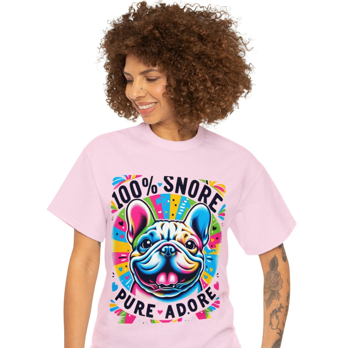 Frenchie Cotton Cotton T-Shirt for Frenchie Enthusiasts-fadou