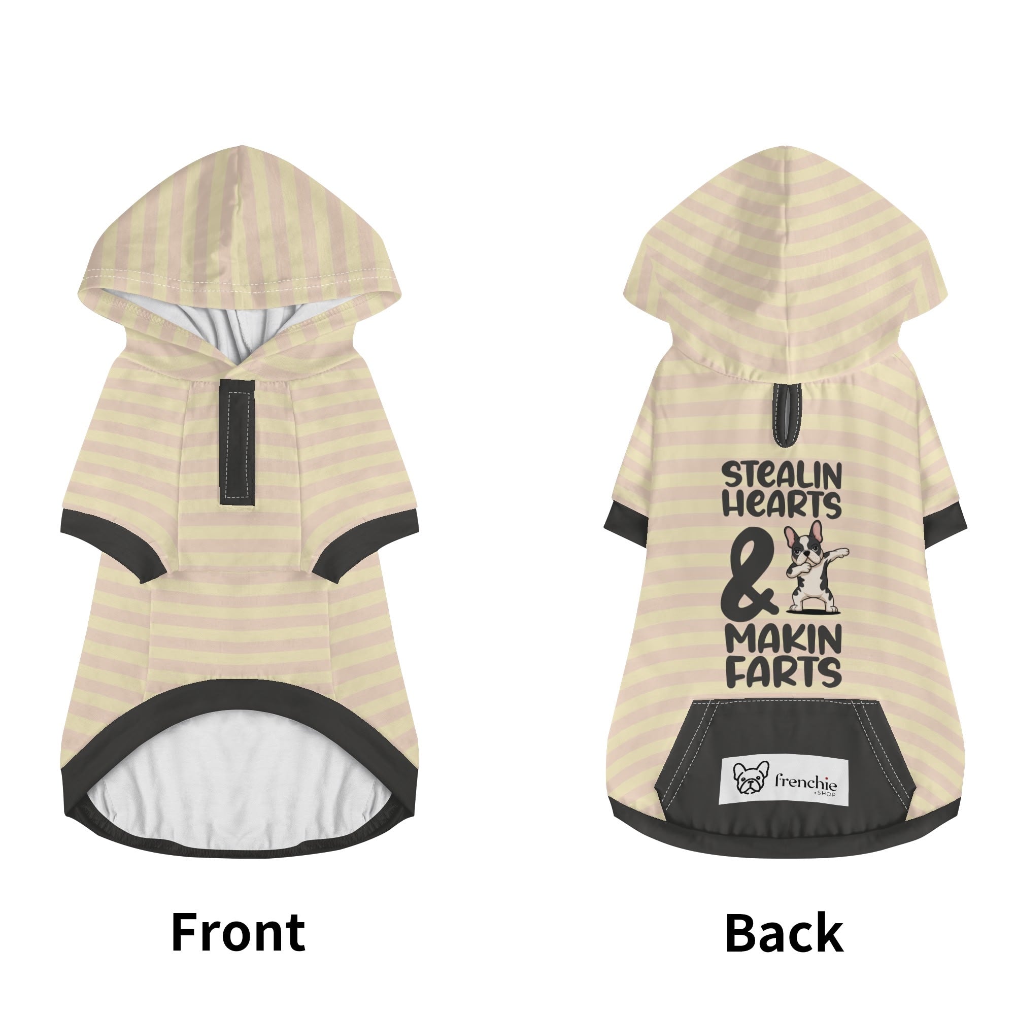 Stealin French Bulldog Dog Hoodie for Brachycephalic Dogs-fadou