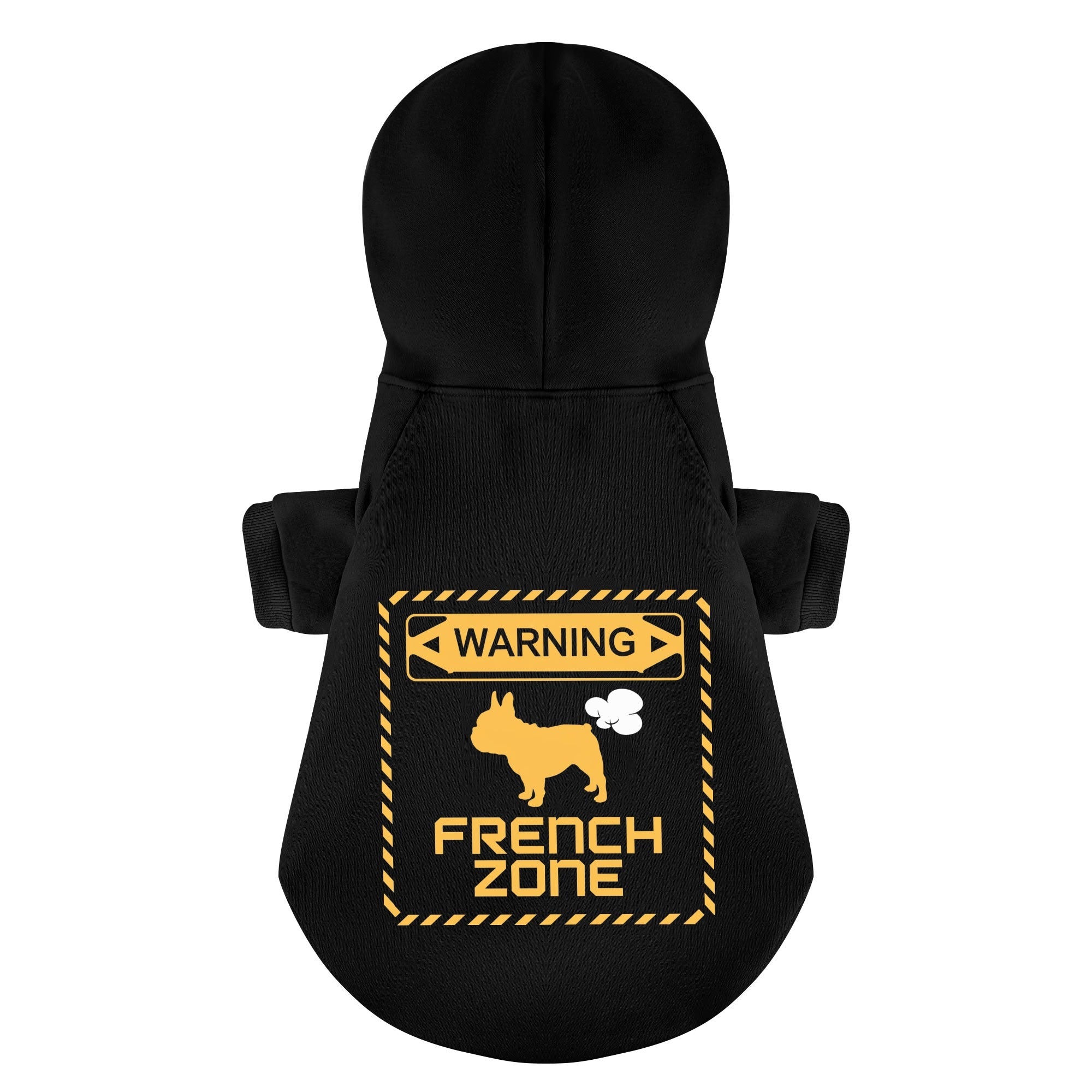 French Bulldog Premium Fleece Hoodie for Flat-Face Breeds-fadou