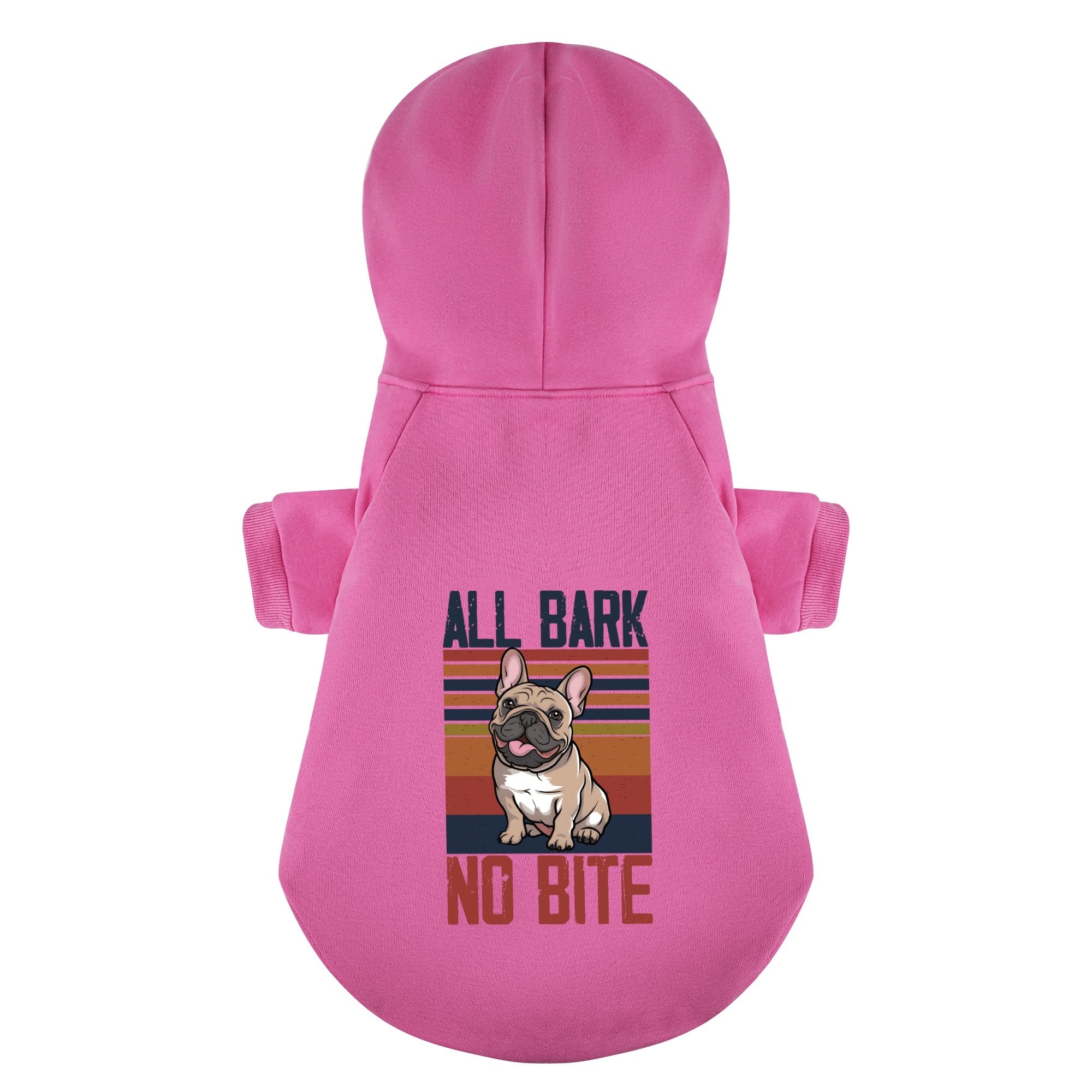 French Bulldog Stylish Fleece Hoodie for Short-Nosed Dogs-fadou
