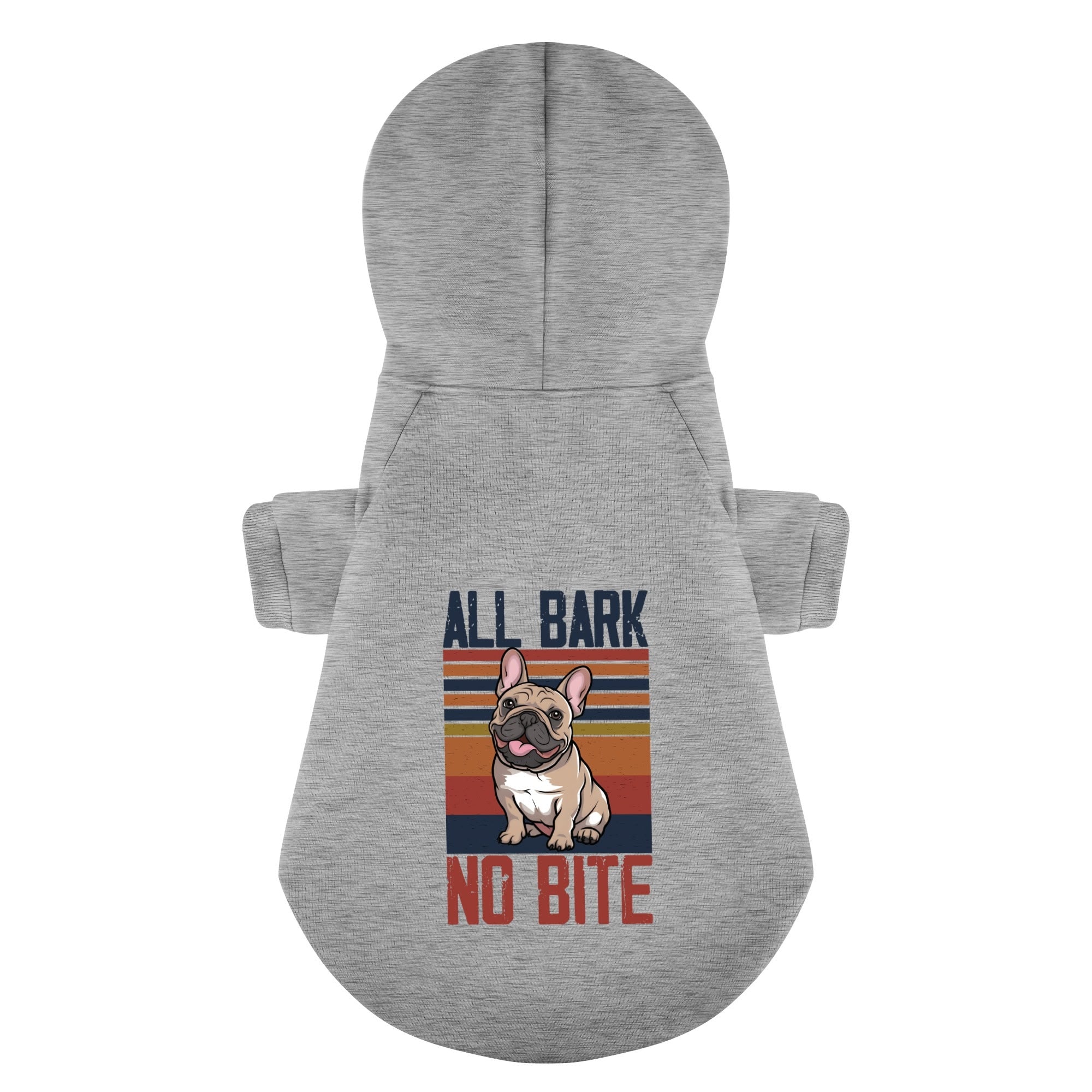 French Bulldog Stylish Fleece Hoodie for Short-Nosed Dogs-fadou