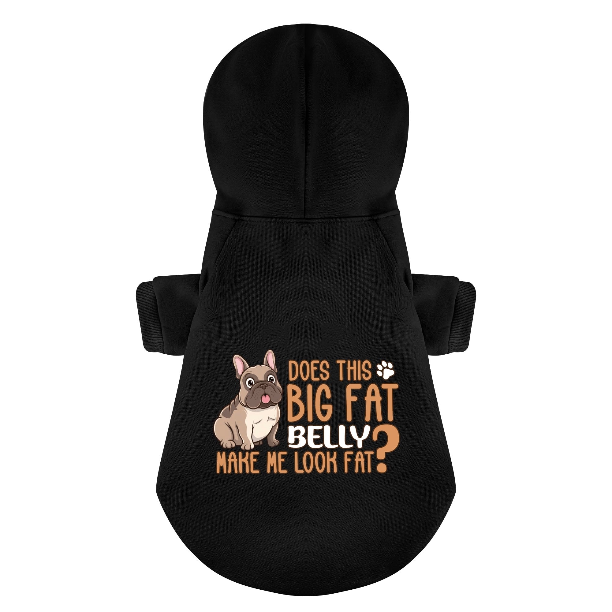 French Bulldog Personalized Fleece Hoodie for Brachycephalic Dogs-fadou