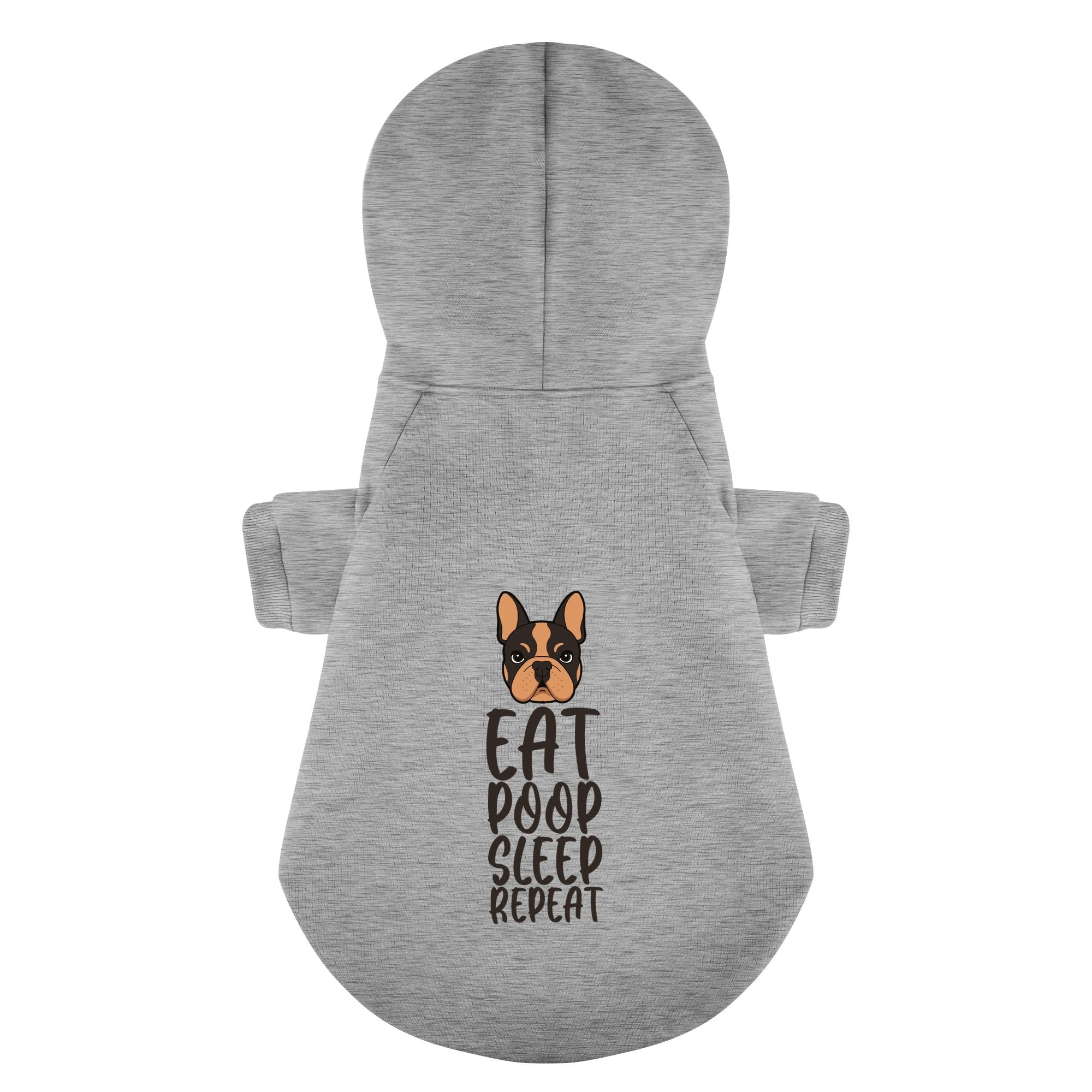 French Bulldog Personalized Fleece Hoodie for Stocky Dogs-fadou