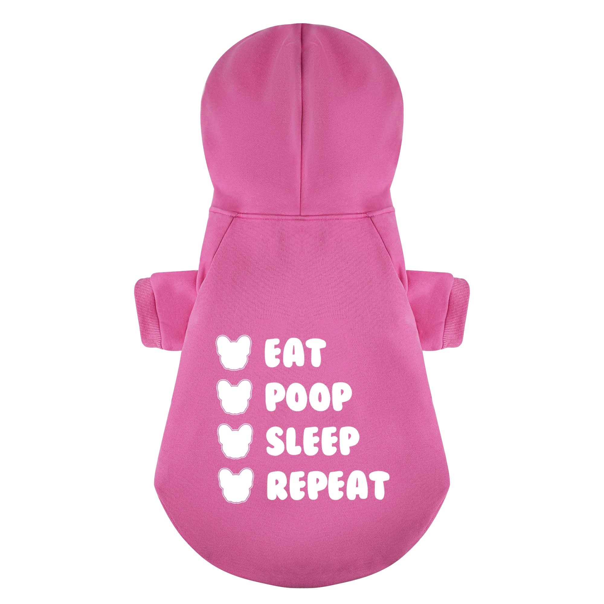 Repeat French Bulldog Cozy Hoodie for Outdoor Adventures-fadou