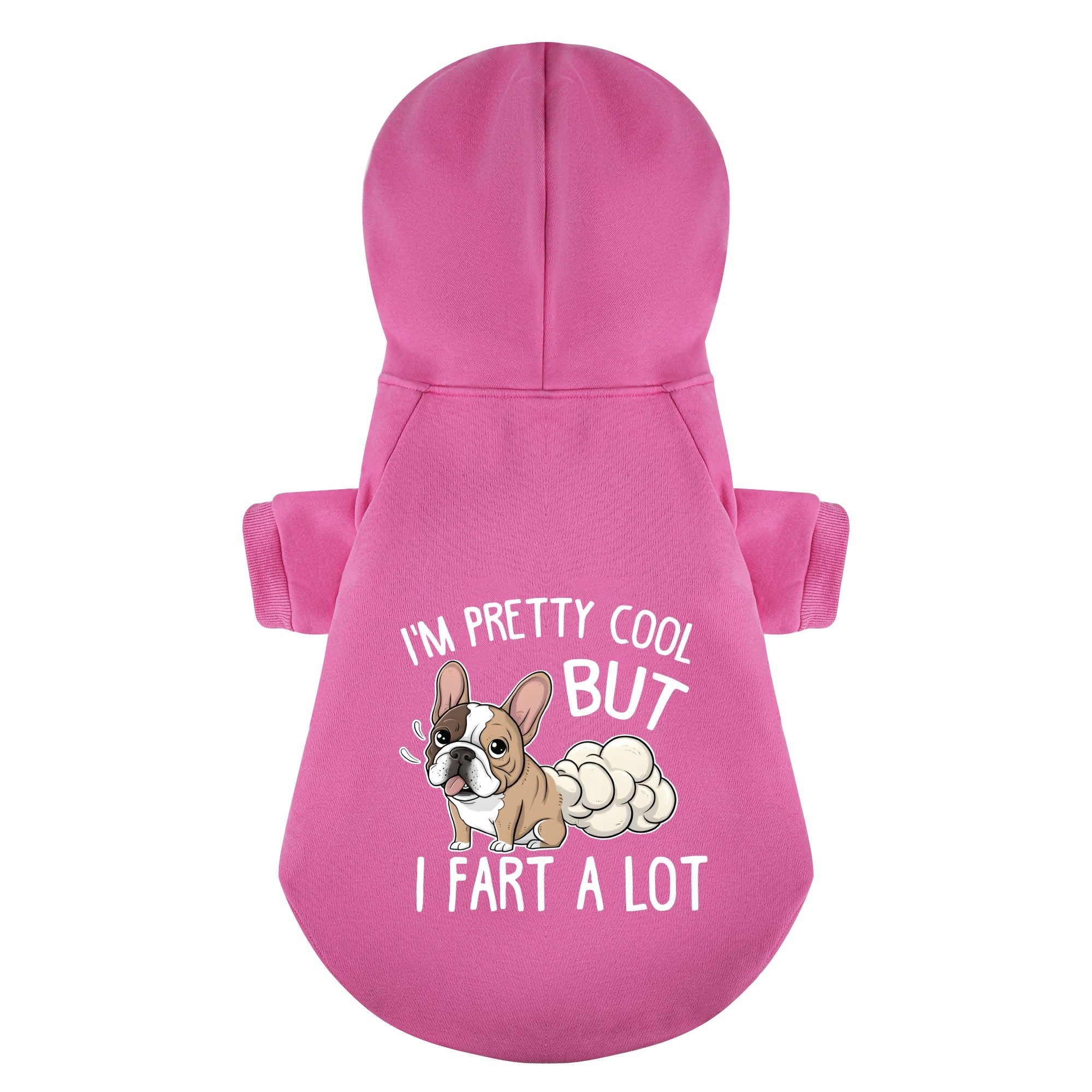 French Bulldog Stylish Fleece Hoodie for French Bulldogs-fadou