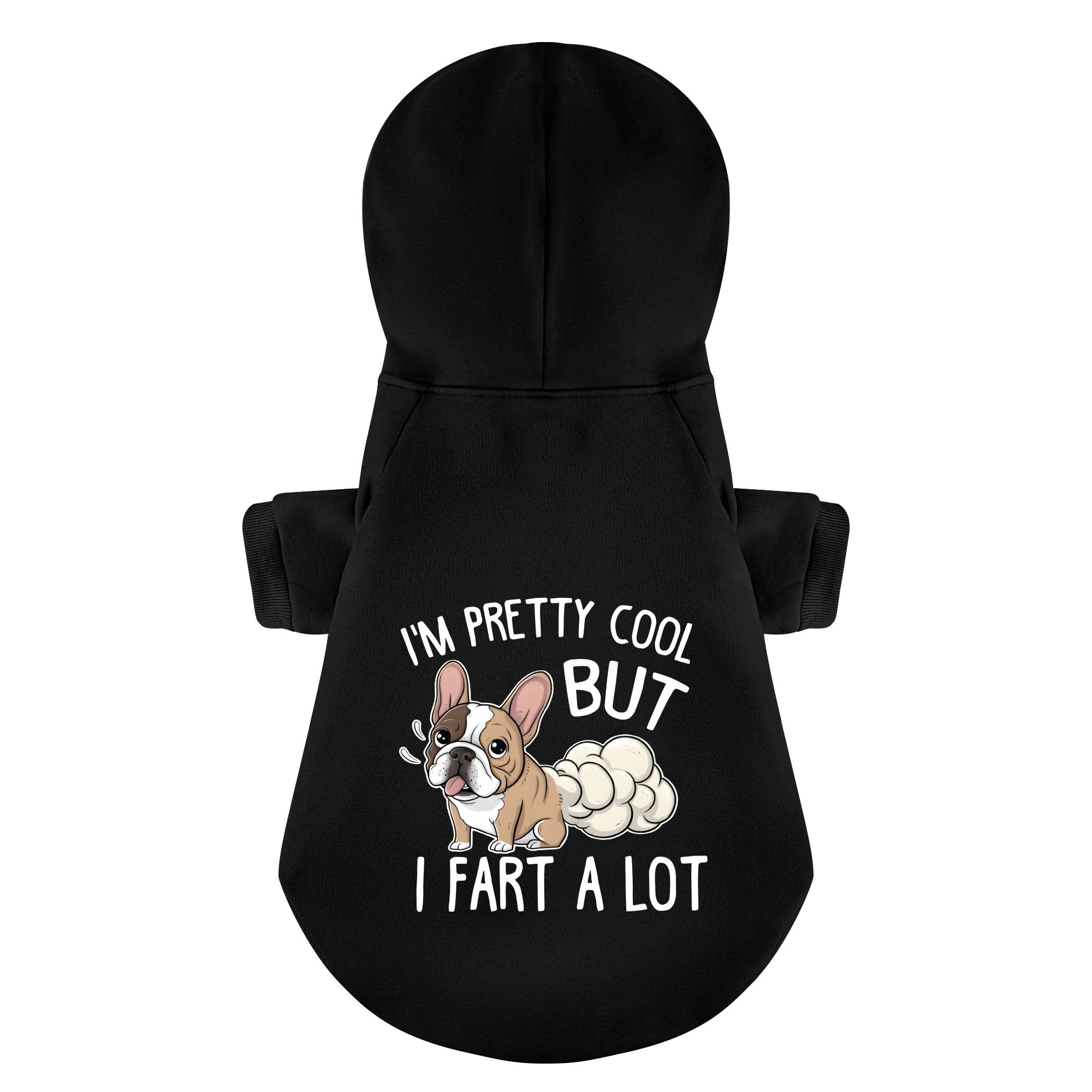 French Bulldog Stylish Fleece Hoodie for French Bulldogs-fadou