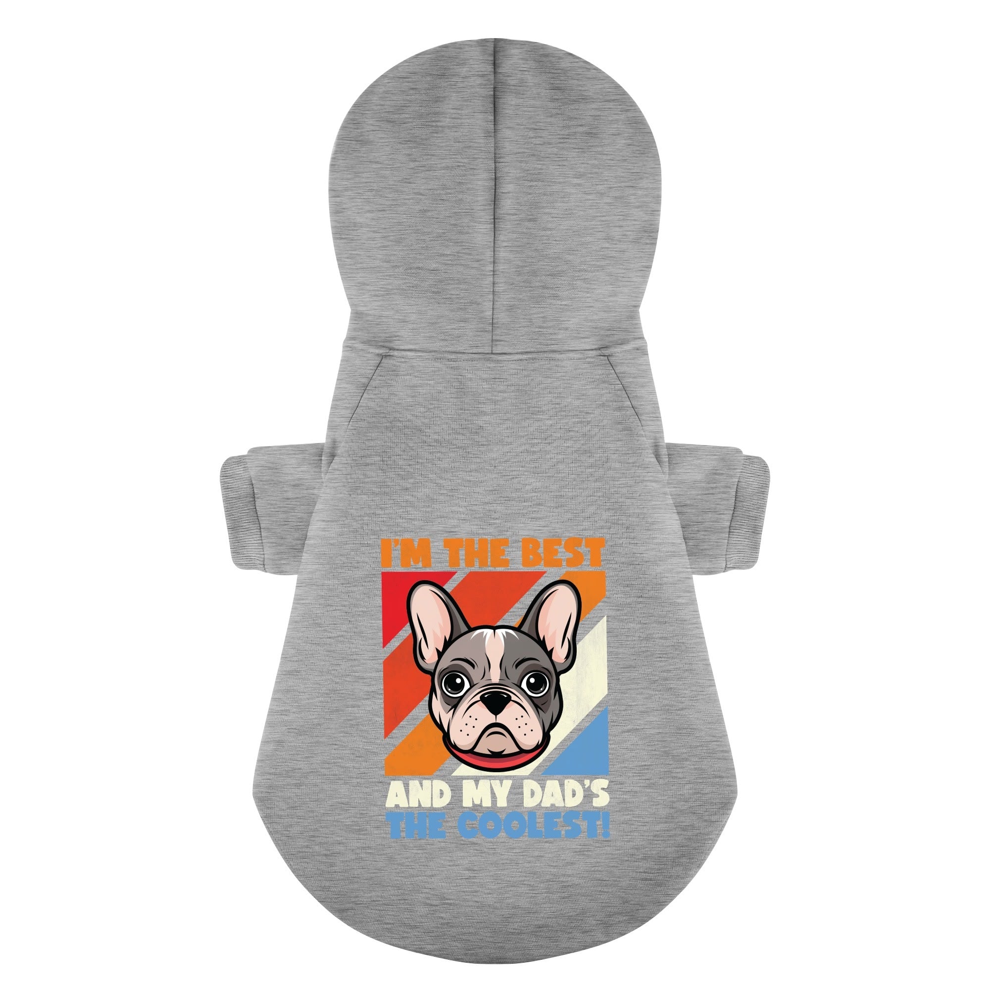 French Bulldog Cotton Dog Hoodie for Brachycephalic Dogs-fadou