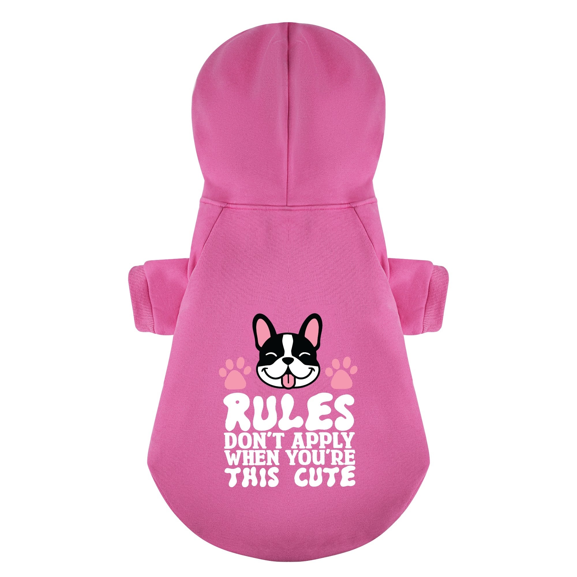 Rules French Bulldog Cozy Hoodie for Outdoor Adventures-fadou