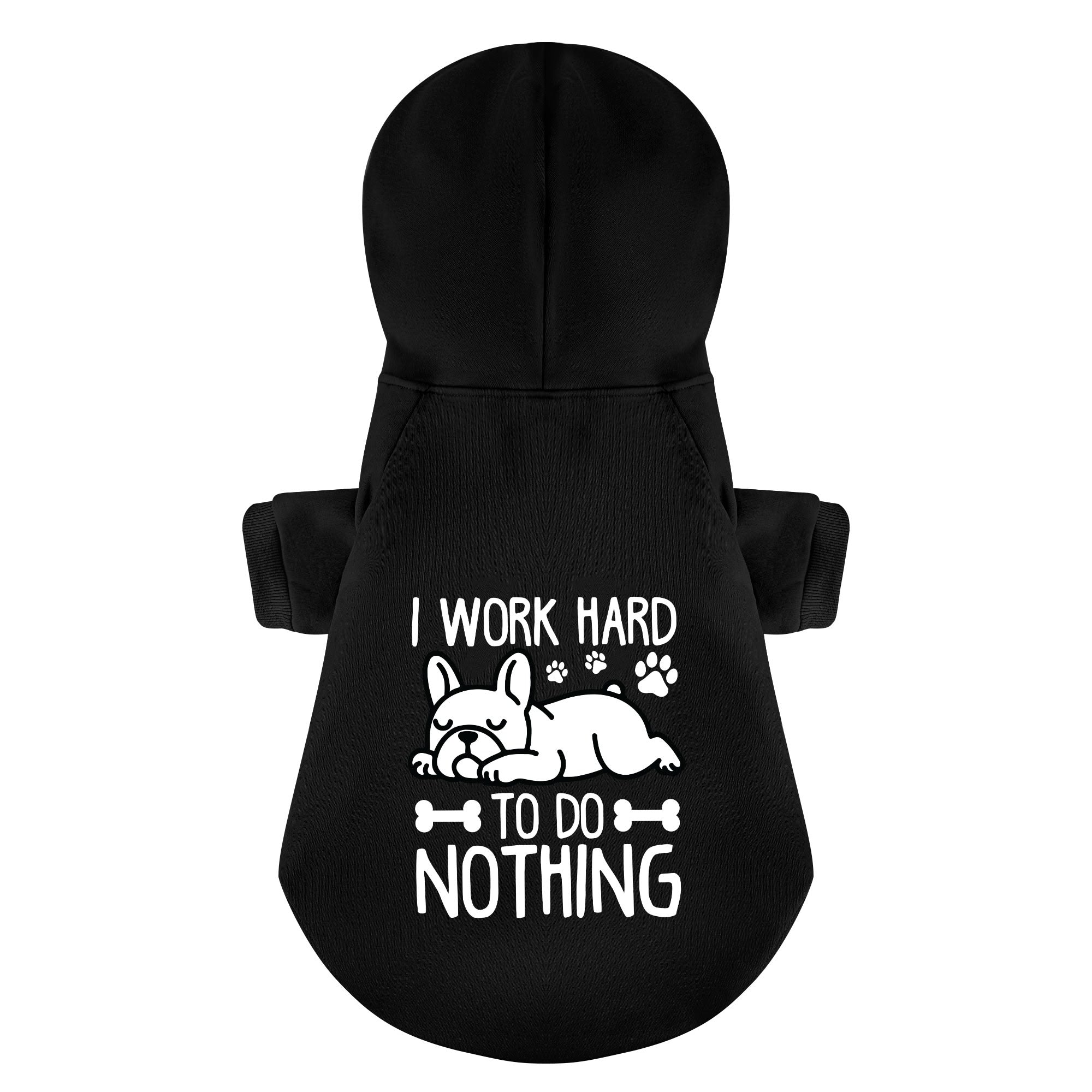 French Bulldog Funny Cozy Hoodie for Outdoor Adventures-fadou