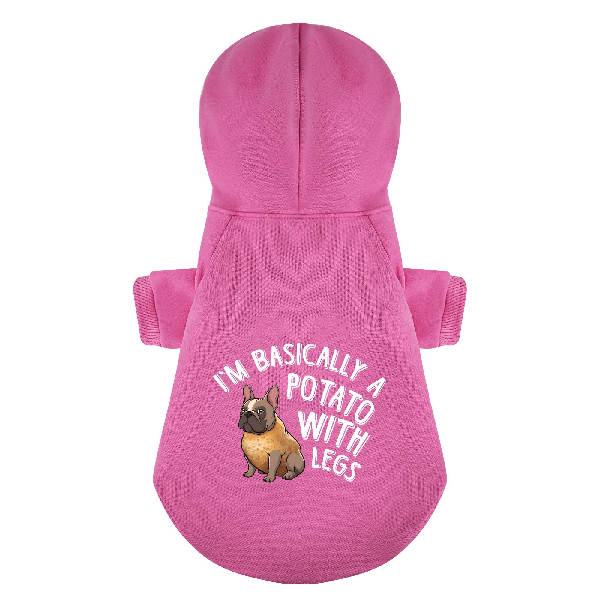 French Bulldog Stylish Cozy Hoodie for Flat-Face Breeds-fadou