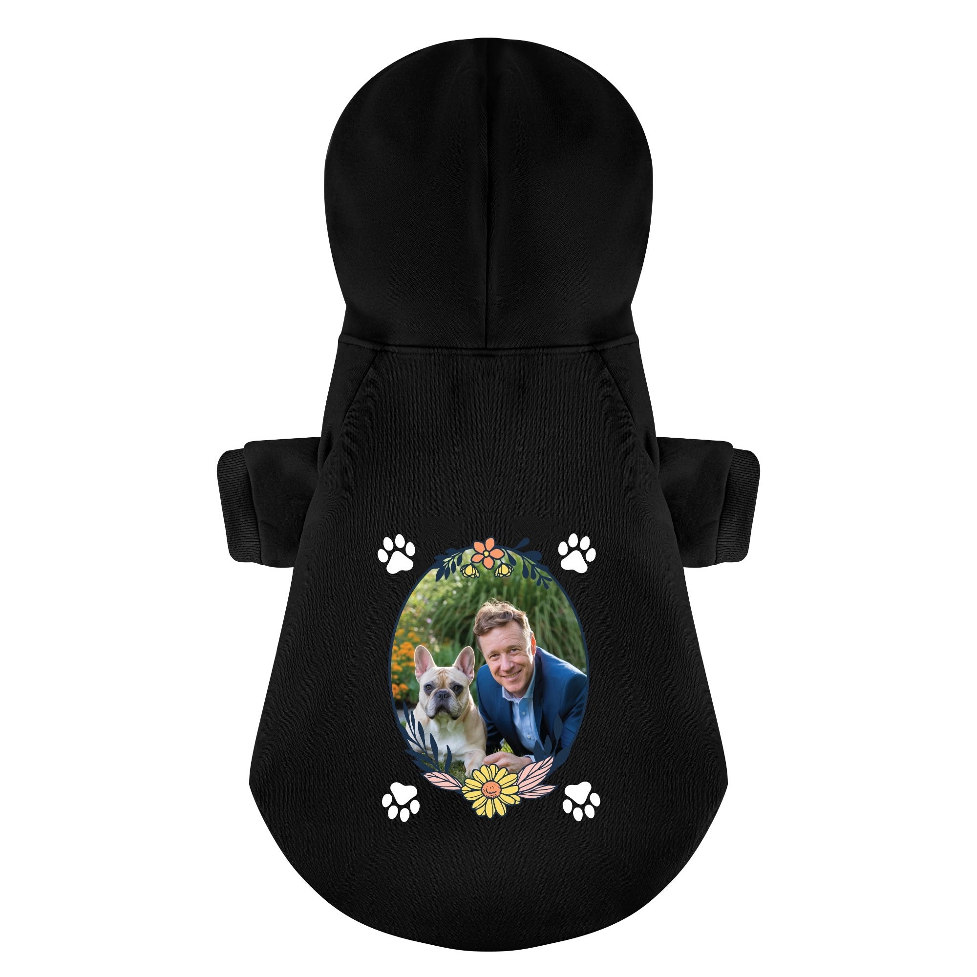Personalized French Bulldog Hoodies with Funny for Short-Nosed Dogs-fadou