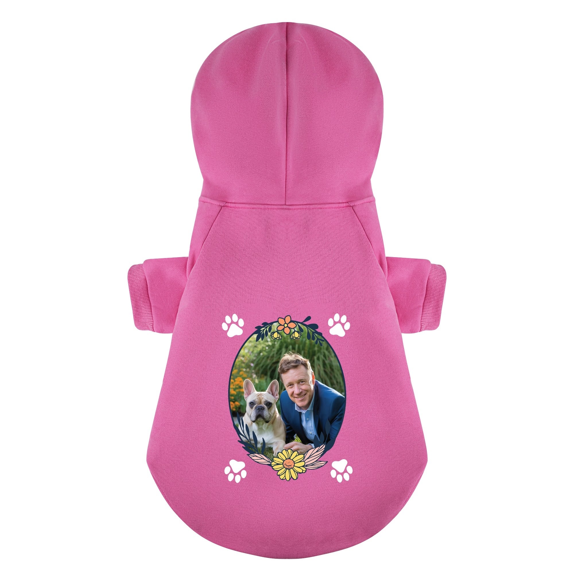 Personalized French Bulldog Hoodies with Funny for Short-Nosed Dogs-fadou