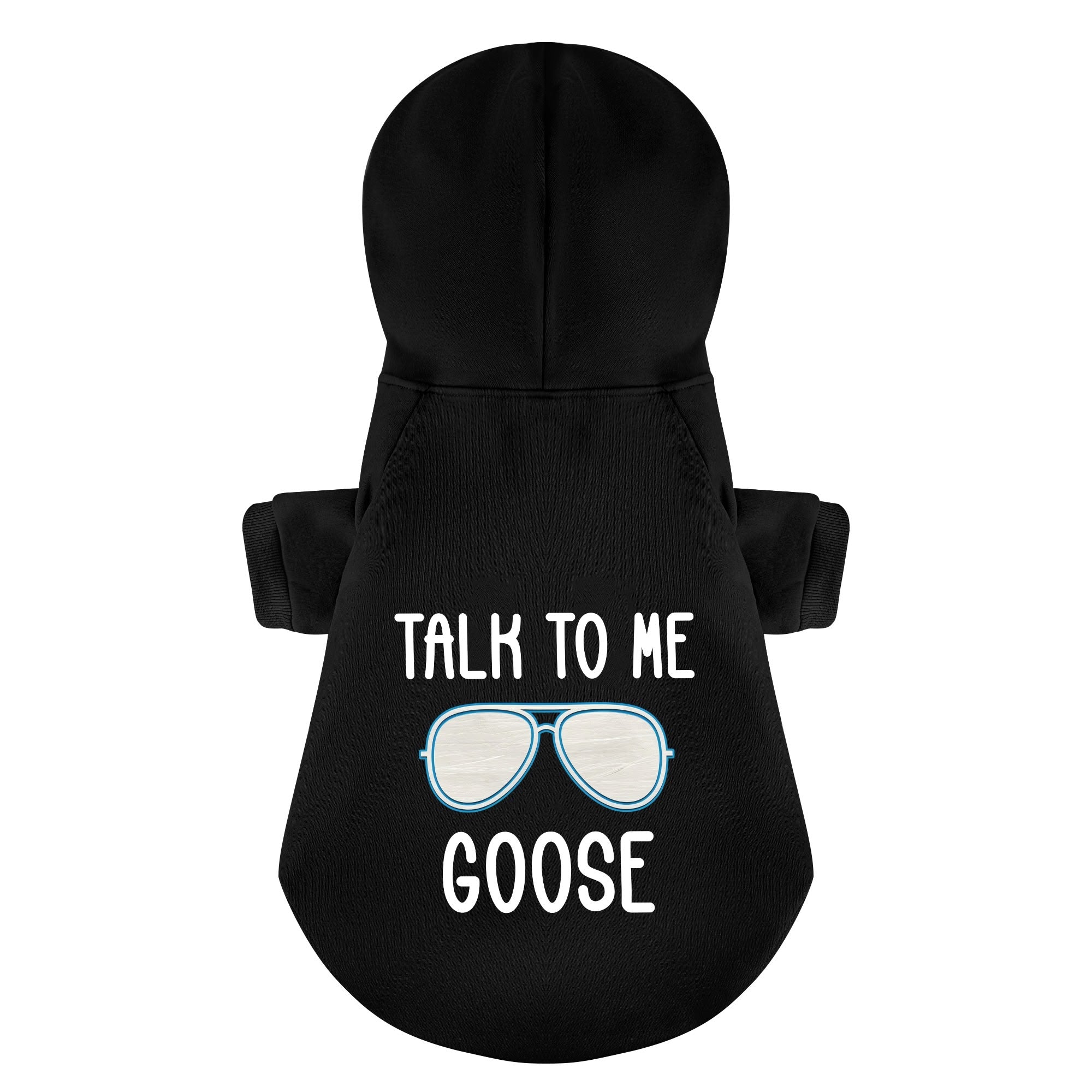 Talk French Bulldog Fleece Hoodie for Training Sessions-fadou