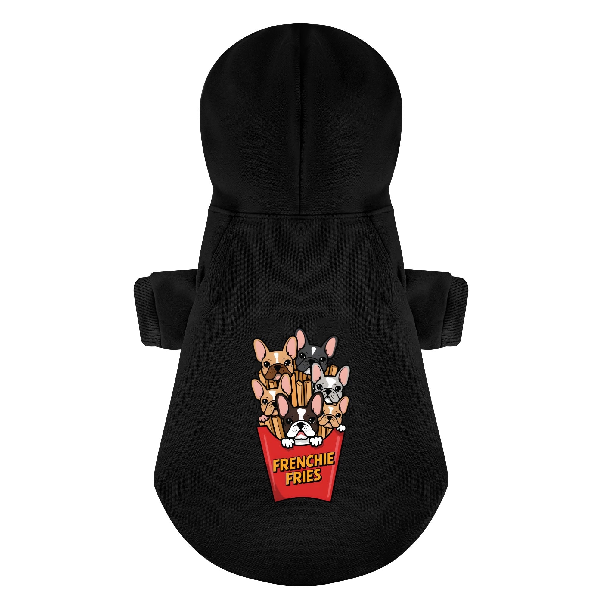 French Bulldog Personalized Cozy Hoodie for Small Breeds-fadou