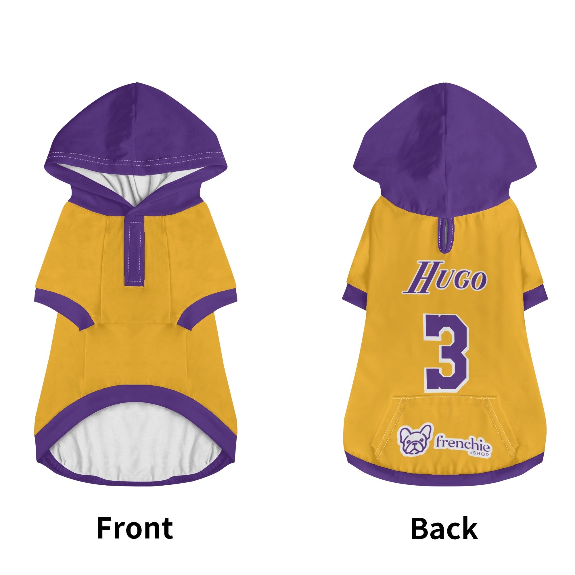 Customizable Custom Pet Sweatshirt for Brachycephalic Dogs-fadou