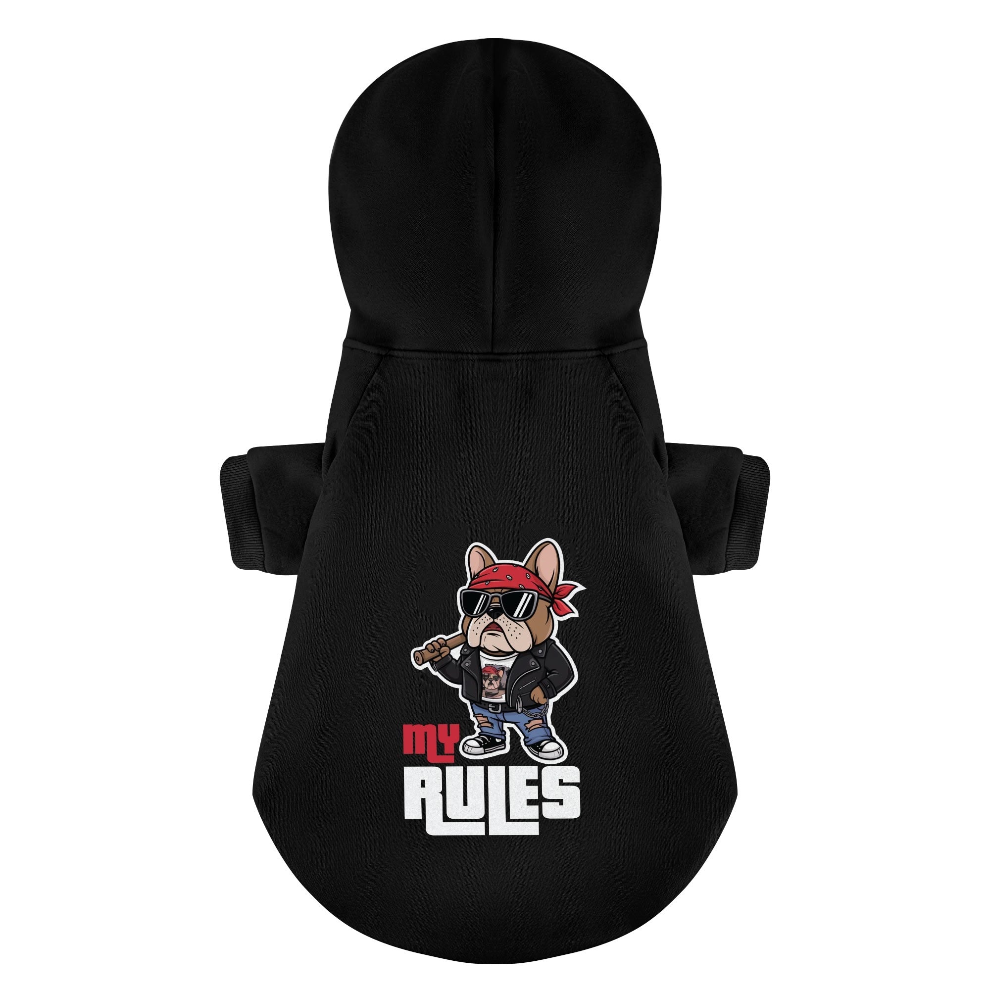 French Bulldog Funny Pet Sweatshirt for Flat-Face Breeds-fadou