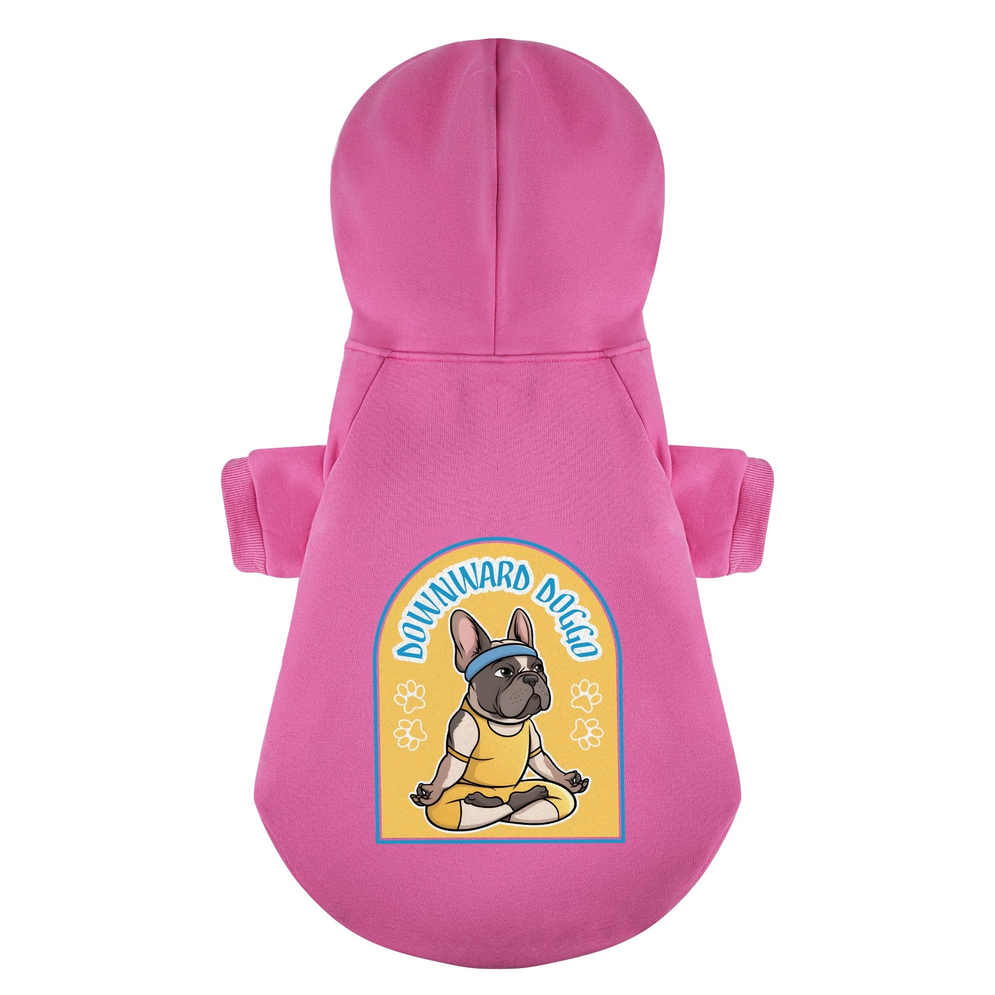 French Bulldog Personalized Fleece Hoodie for Daily Walks-fadou