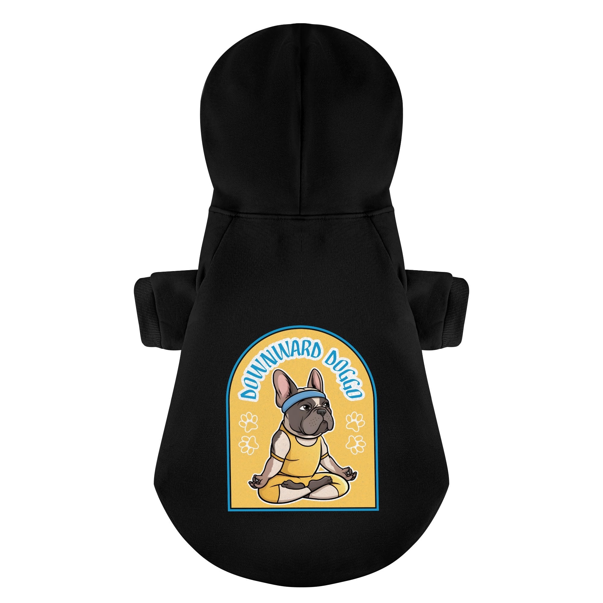 French Bulldog Personalized Fleece Hoodie for Daily Walks-fadou