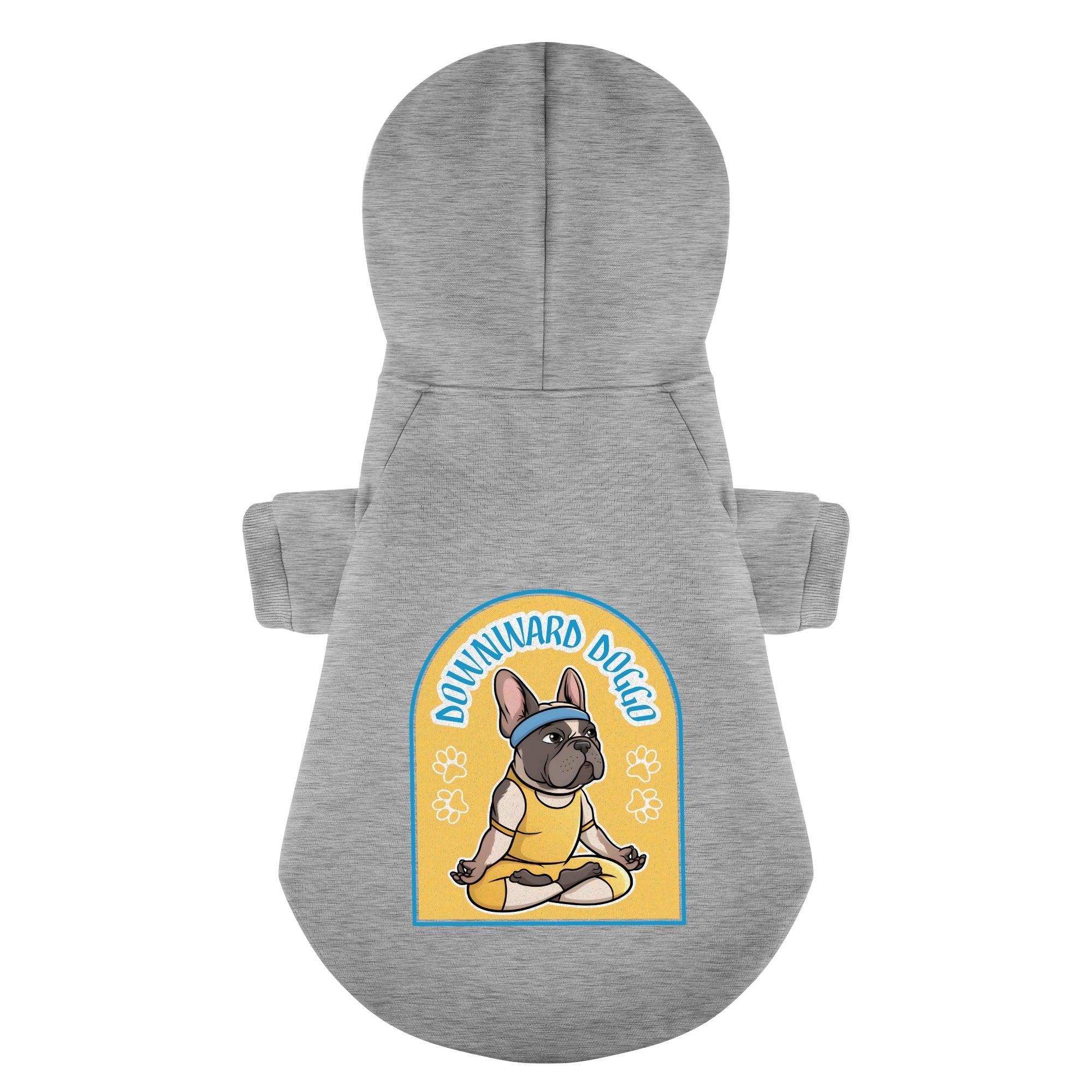 French Bulldog Personalized Fleece Hoodie for Daily Walks-fadou