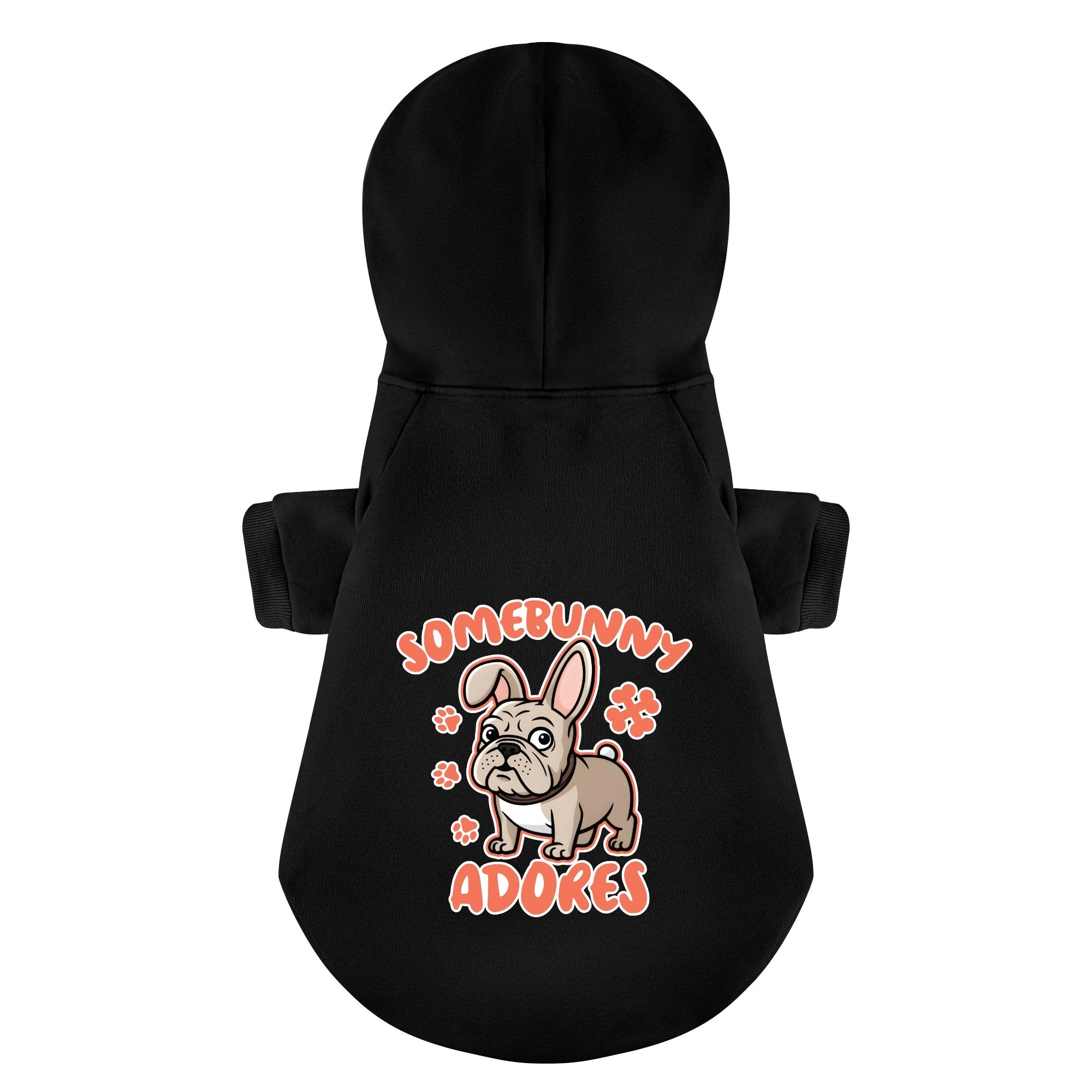 Somebunny French Bulldog Dog Hoodie for French Bulldogs-fadou