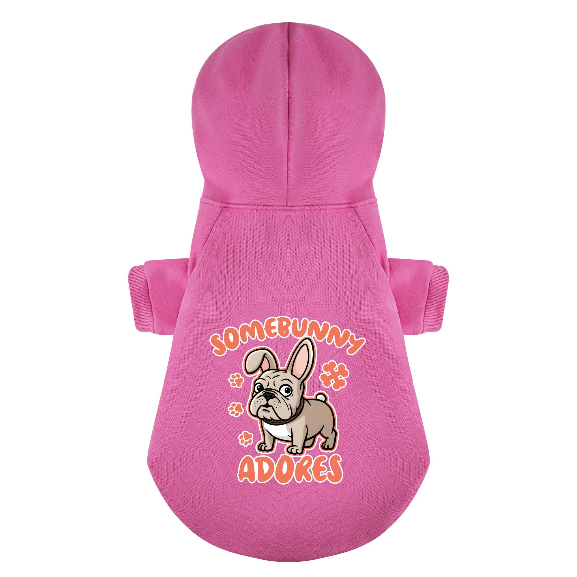 Somebunny French Bulldog Dog Hoodie for French Bulldogs-fadou