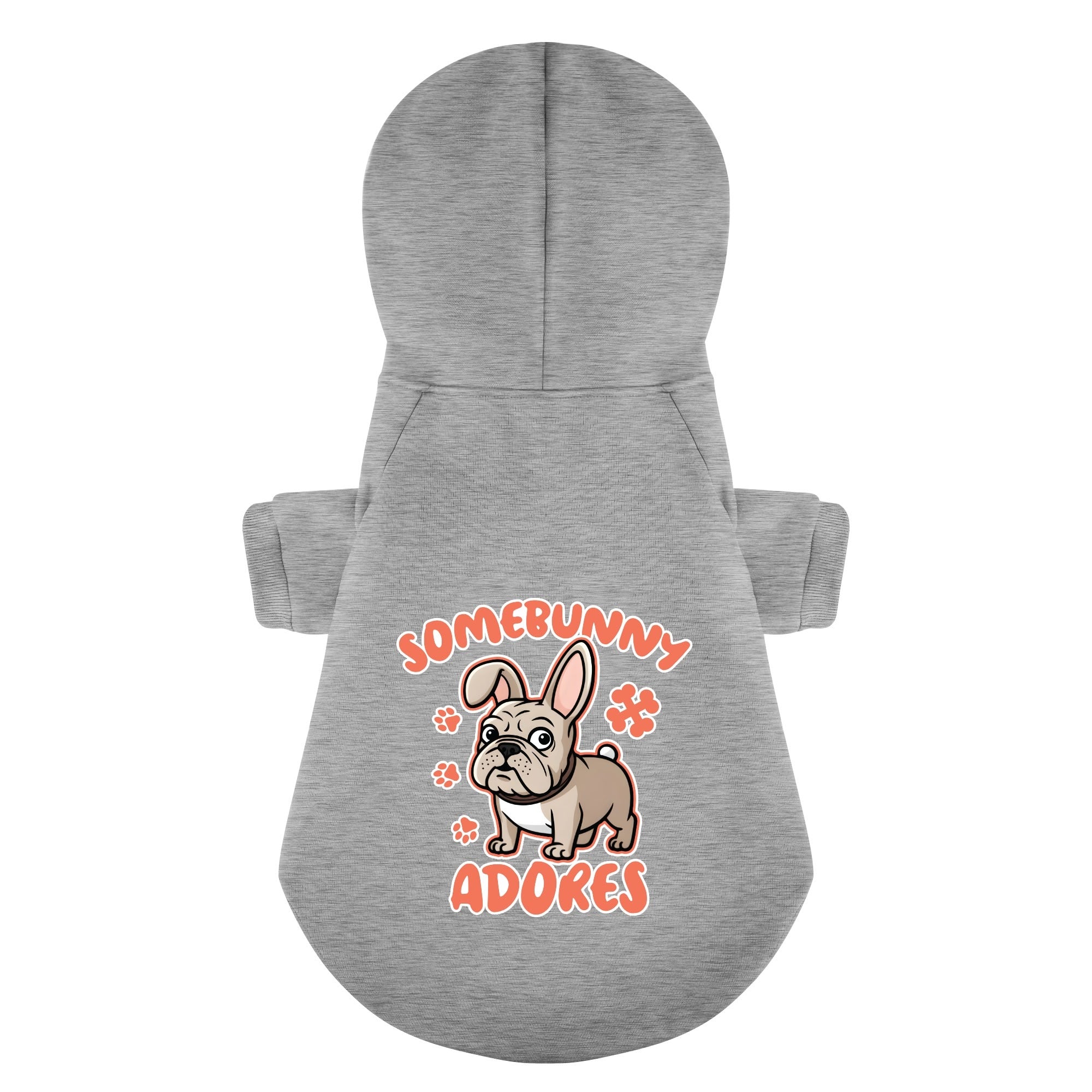 Somebunny French Bulldog Dog Hoodie for French Bulldogs-fadou